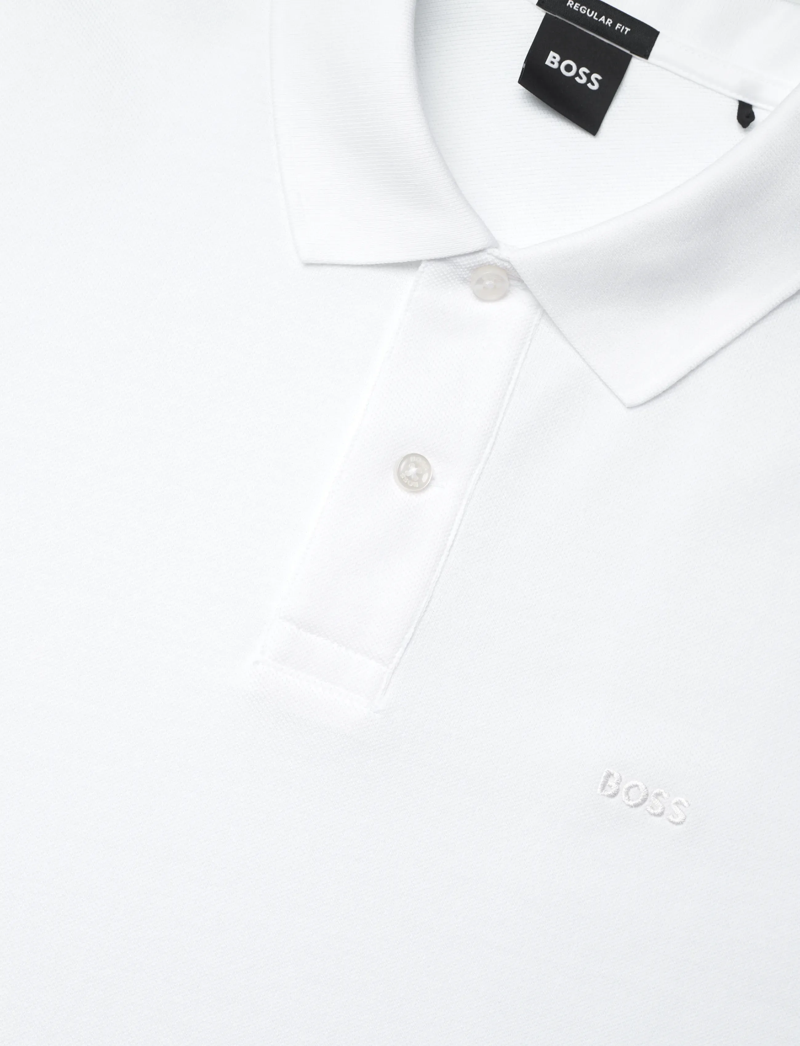 BOSS - Pallas - short-sleeved polos - white - 2