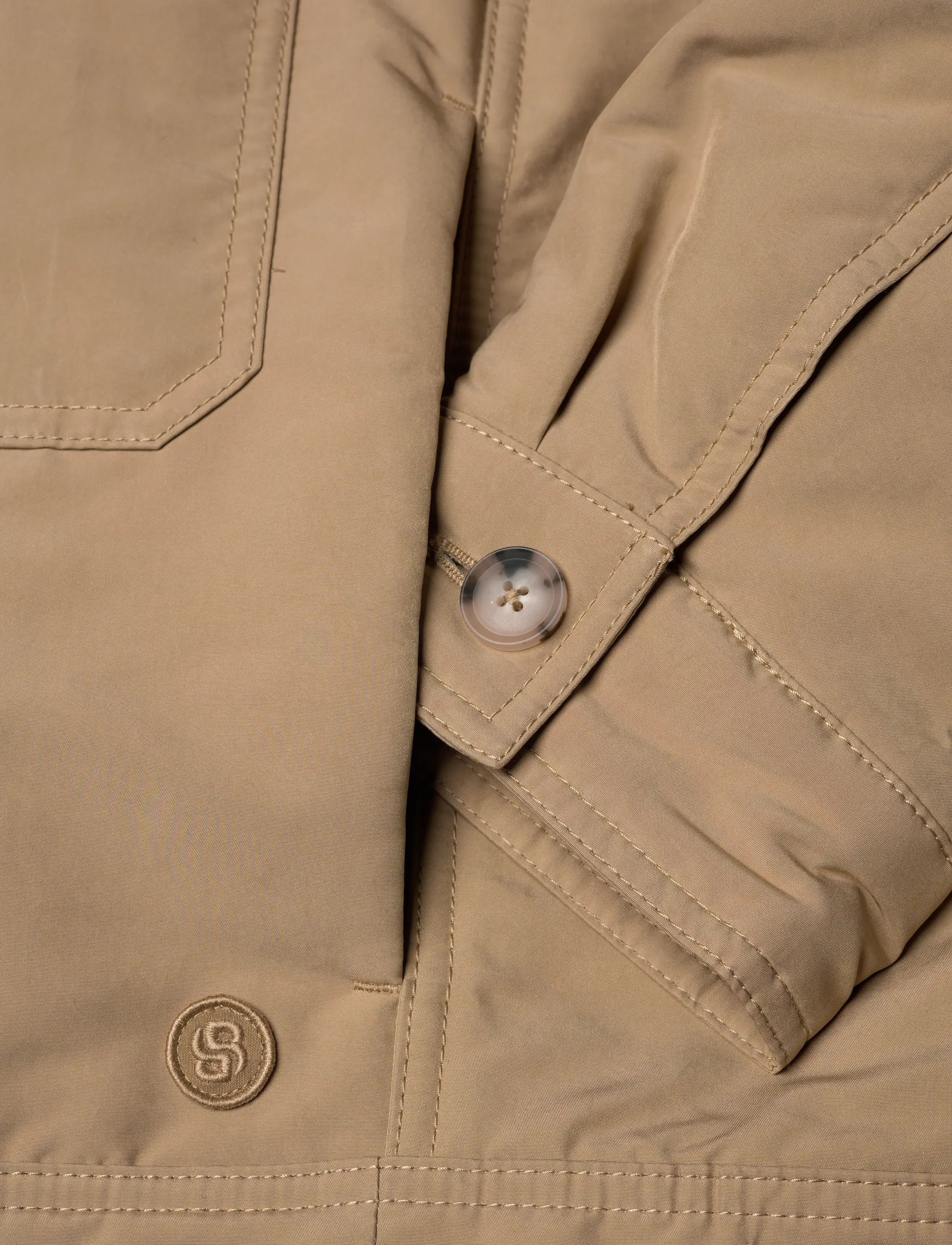 BOSS - C-Coveglow - wiosenne kurtki - dark beige - 3