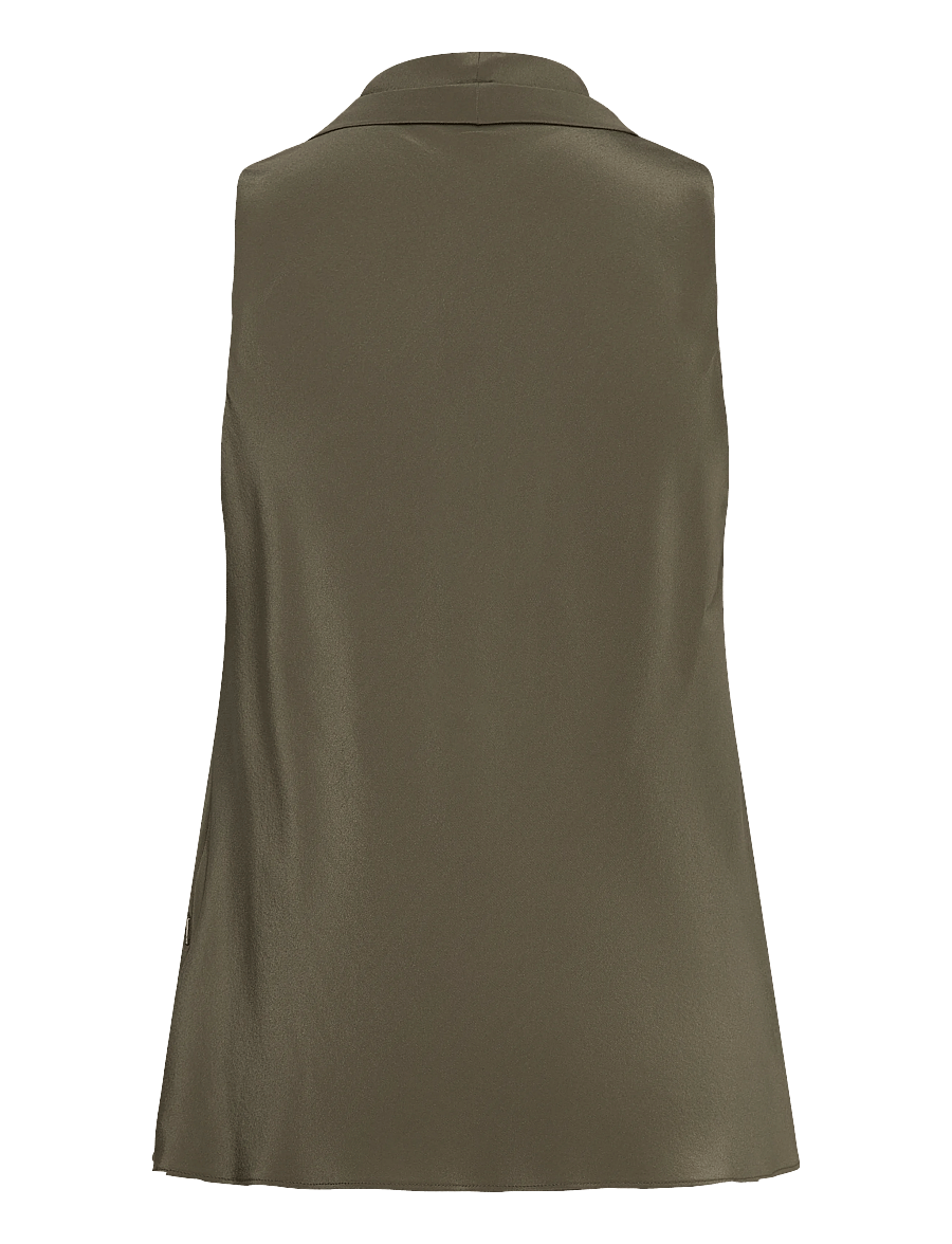 BOSS - Bolaru - sleeveless blouses - dark green - 1