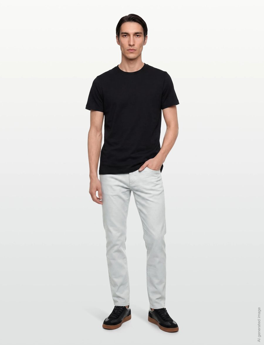 BOSS - H-Re.Maine5 - normale jeans - open grey - 0
