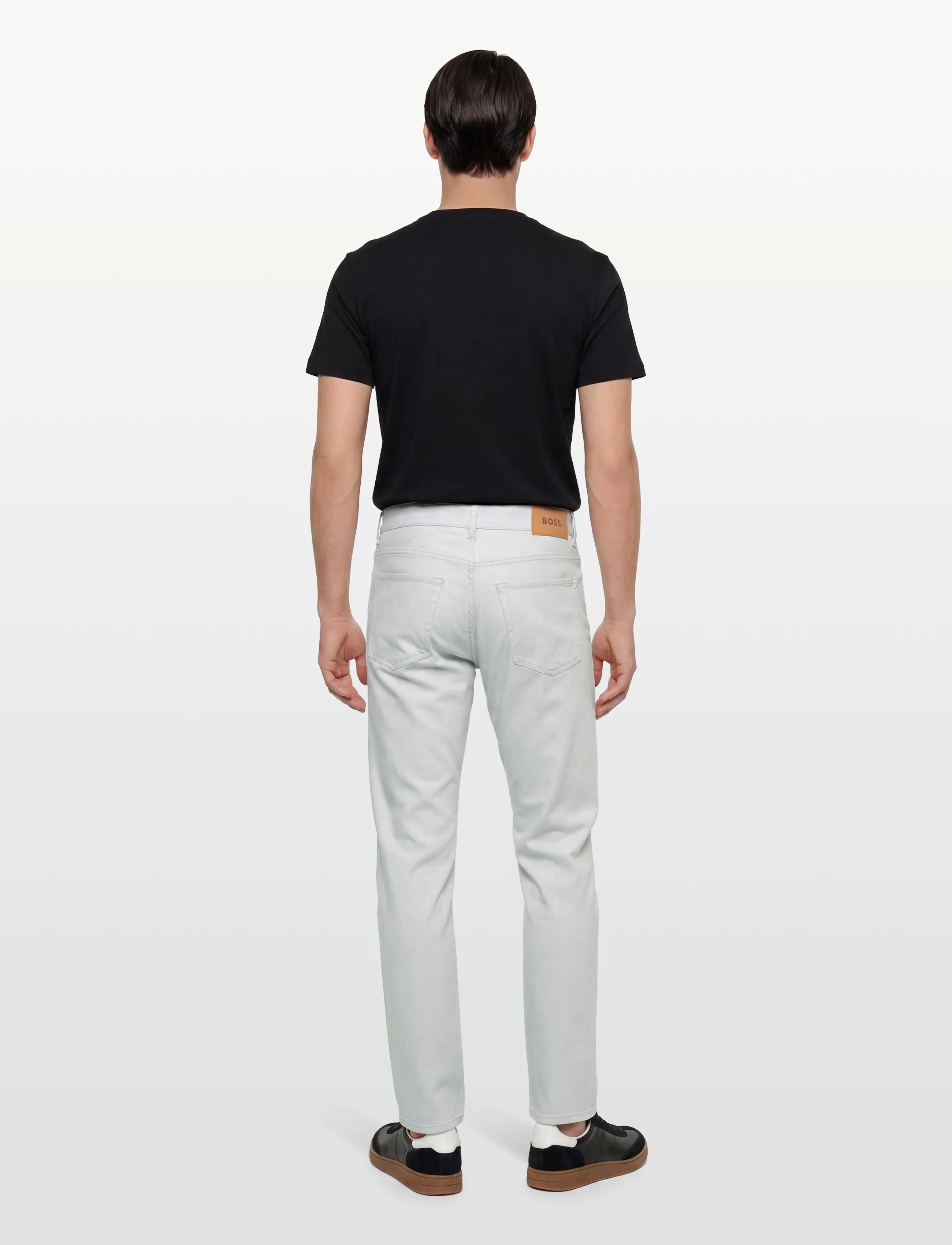 BOSS - H-Re.Maine5 - bukser & jeans - open grey - 4
