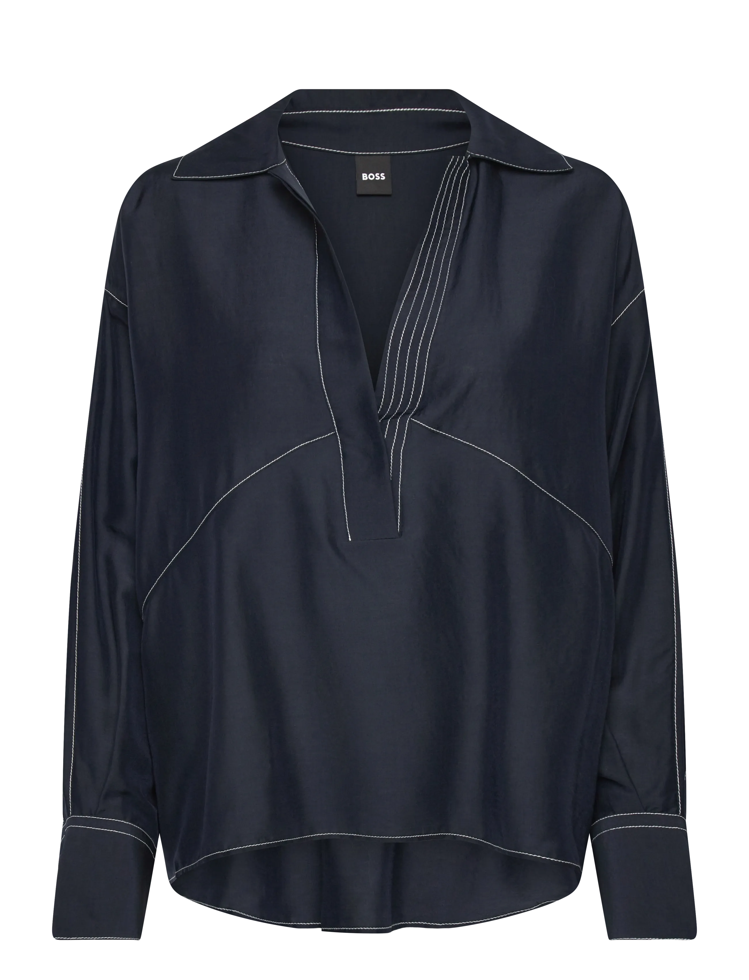 BOSS Brizzy - Blouses & Shirts - DARK BLUE / navy