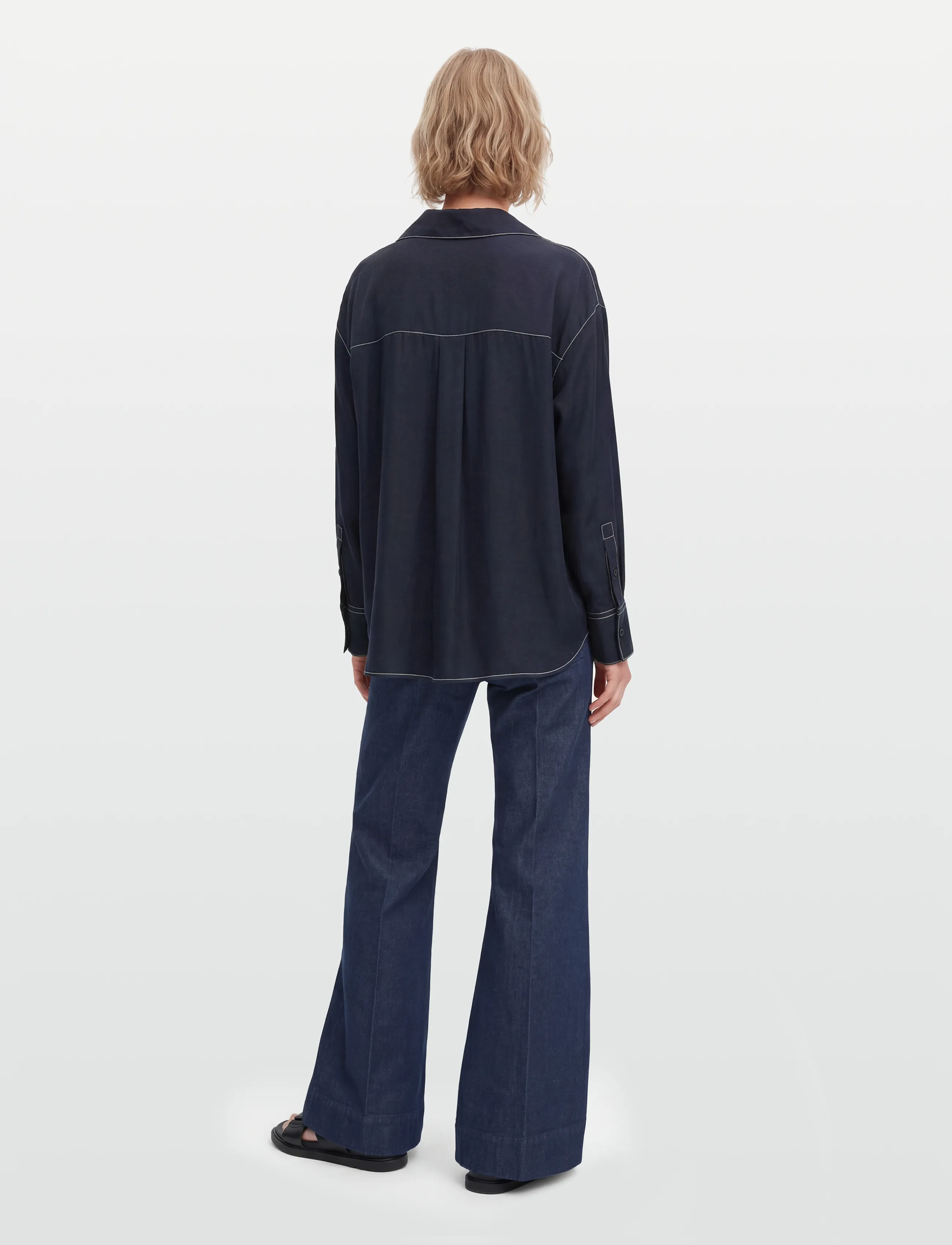 BOSS - Brizzy - langermede bluser - dark blue - 4