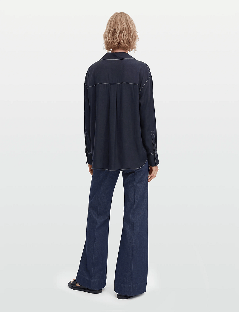 BOSS - Brizzy - langärmlige blusen - dark blue - 4