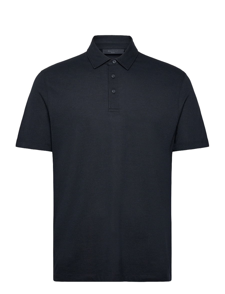 BOSS - Parris 37_DB - short-sleeved polos - dark blue - 1