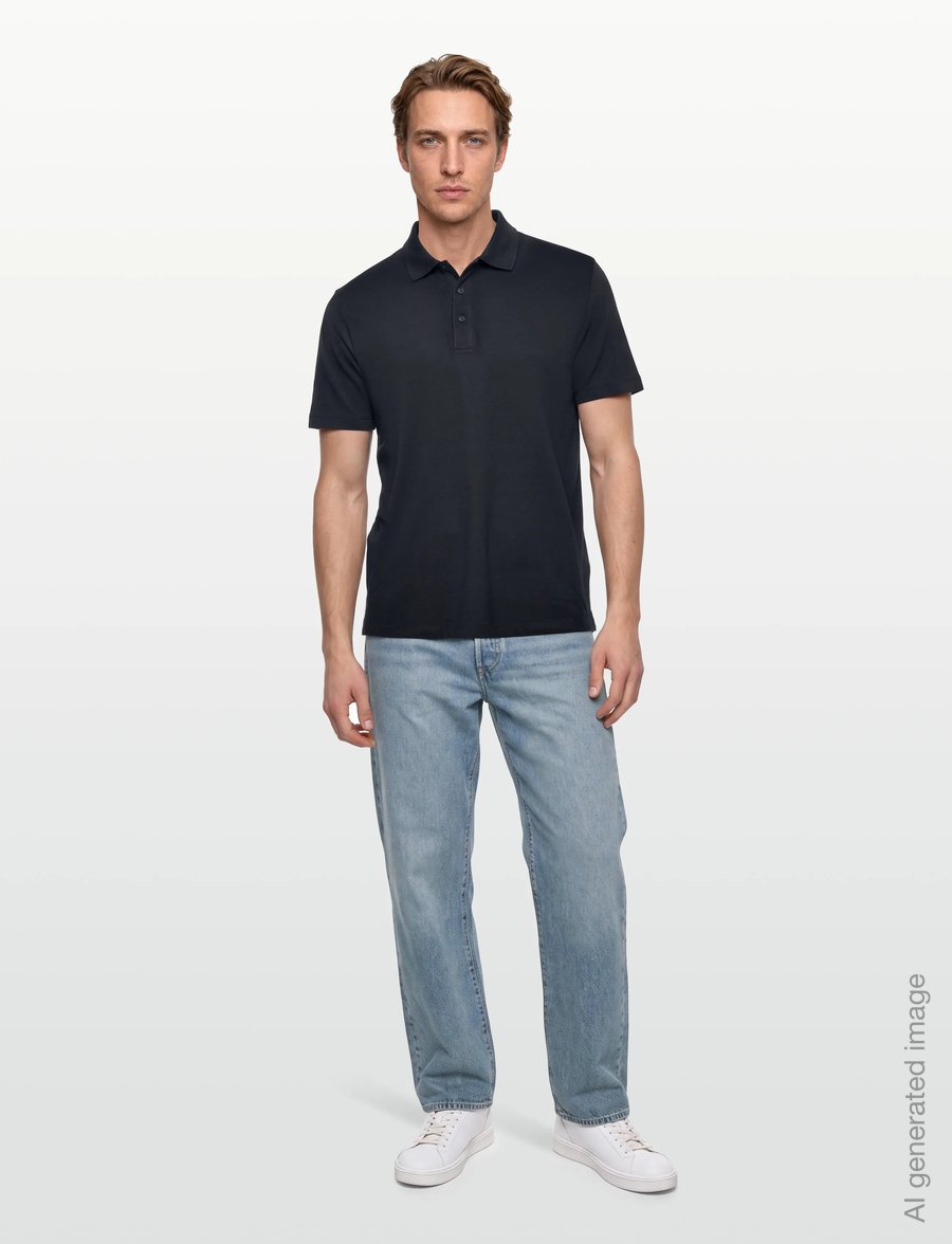 BOSS - Parris 37_DB - short-sleeved polos - dark blue - 0