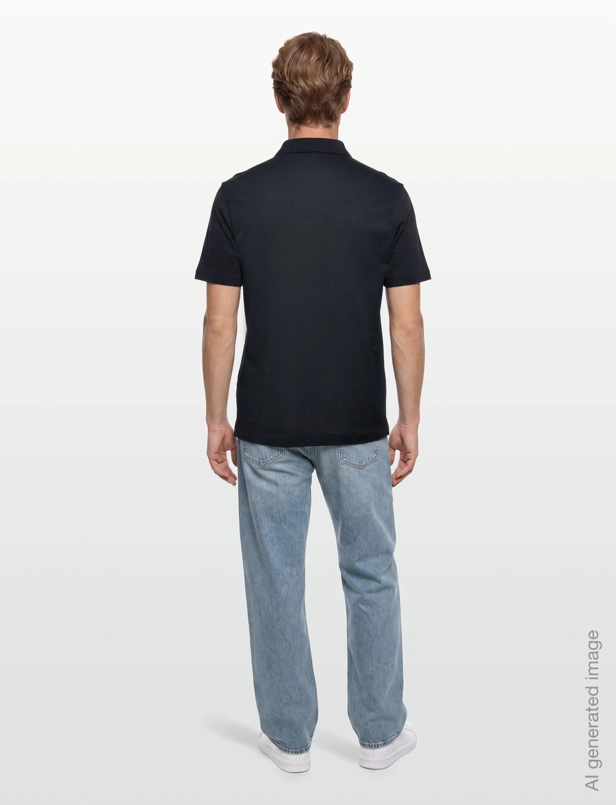 BOSS - Parris 37_DB - short-sleeved polos - dark blue - 4