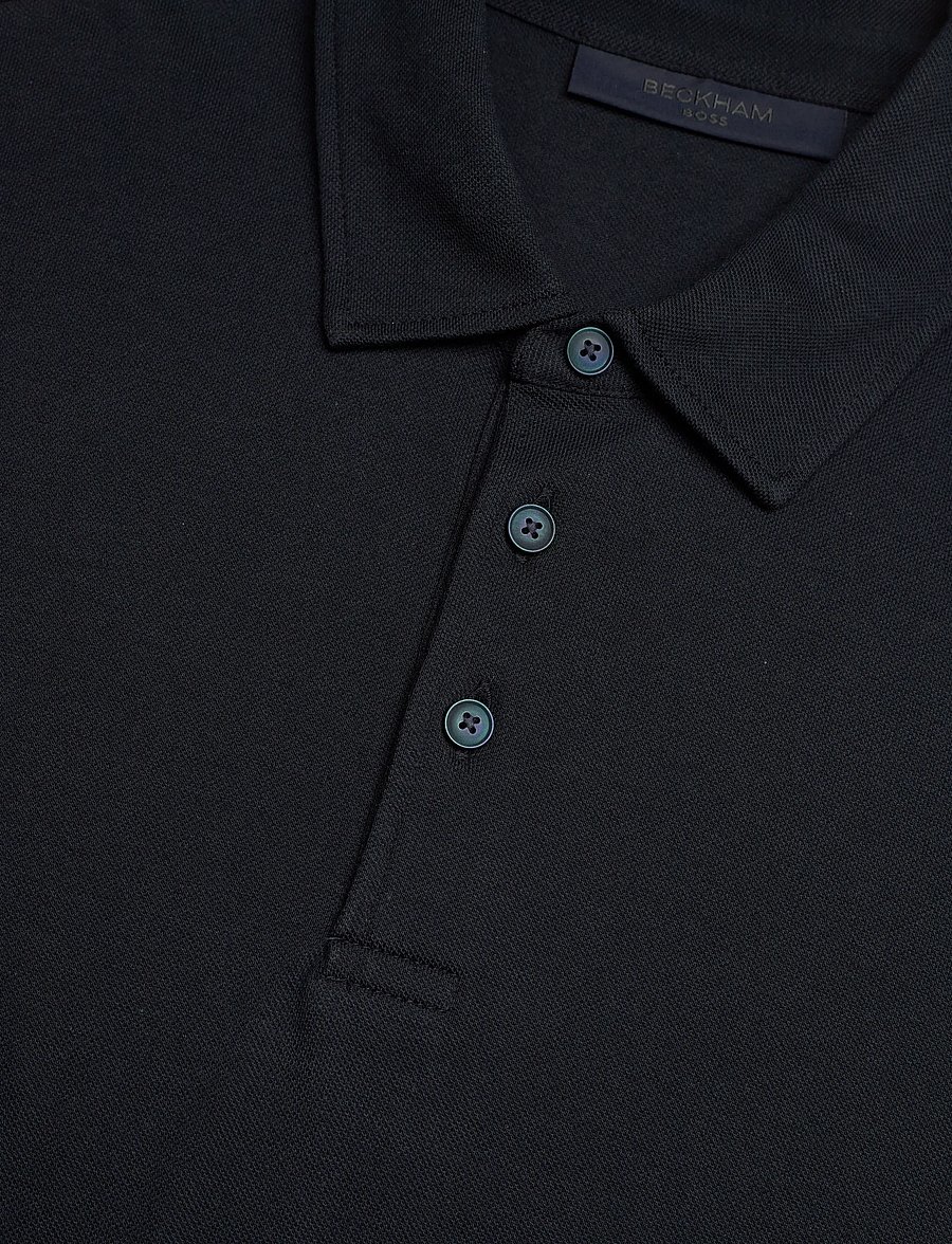 BOSS - Parris 37_DB - short-sleeved polos - dark blue - 5