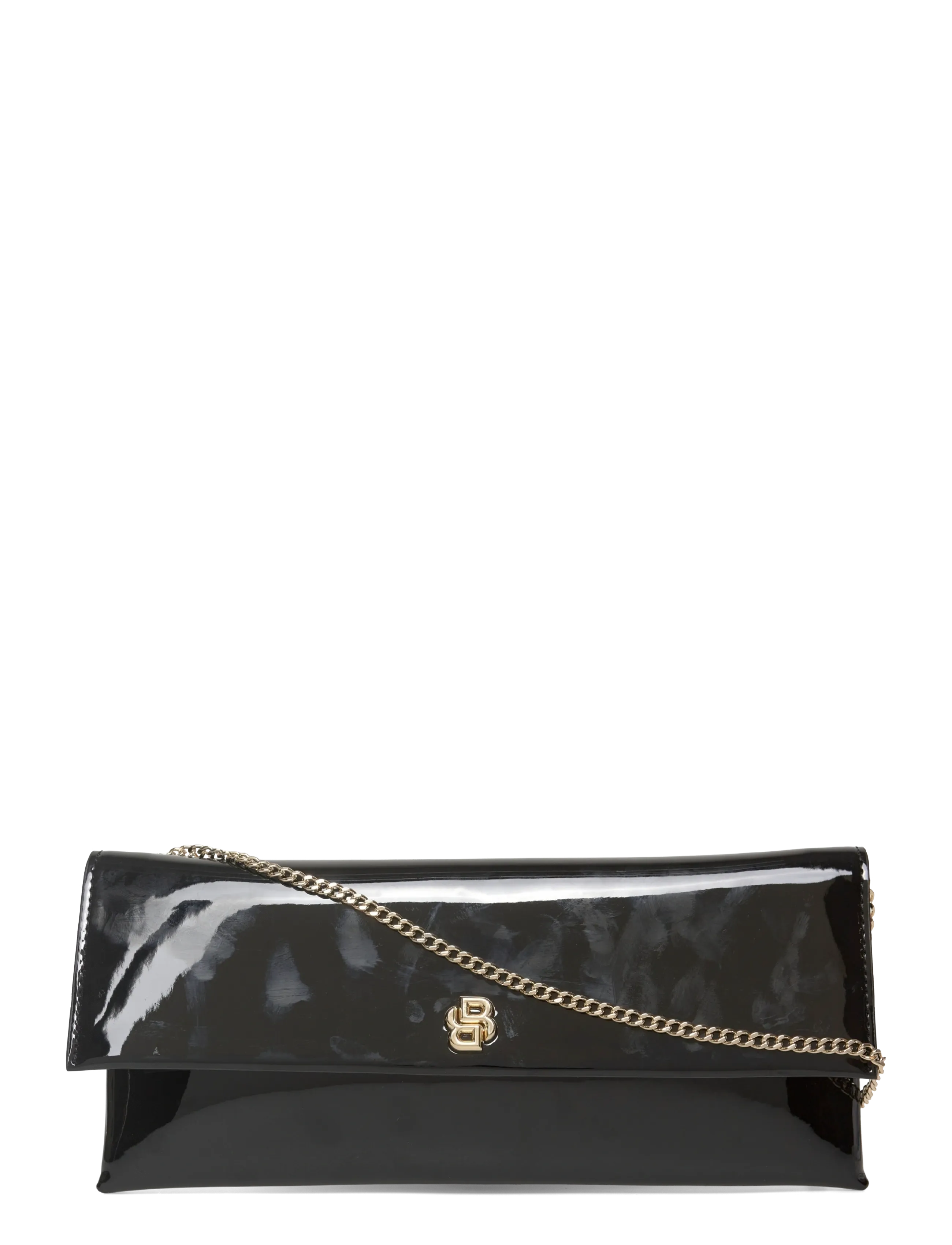 BOSS Beyond Clutchpt, Kvinder, Patent Clutch Taske, Sort, Str: ONE SIZE