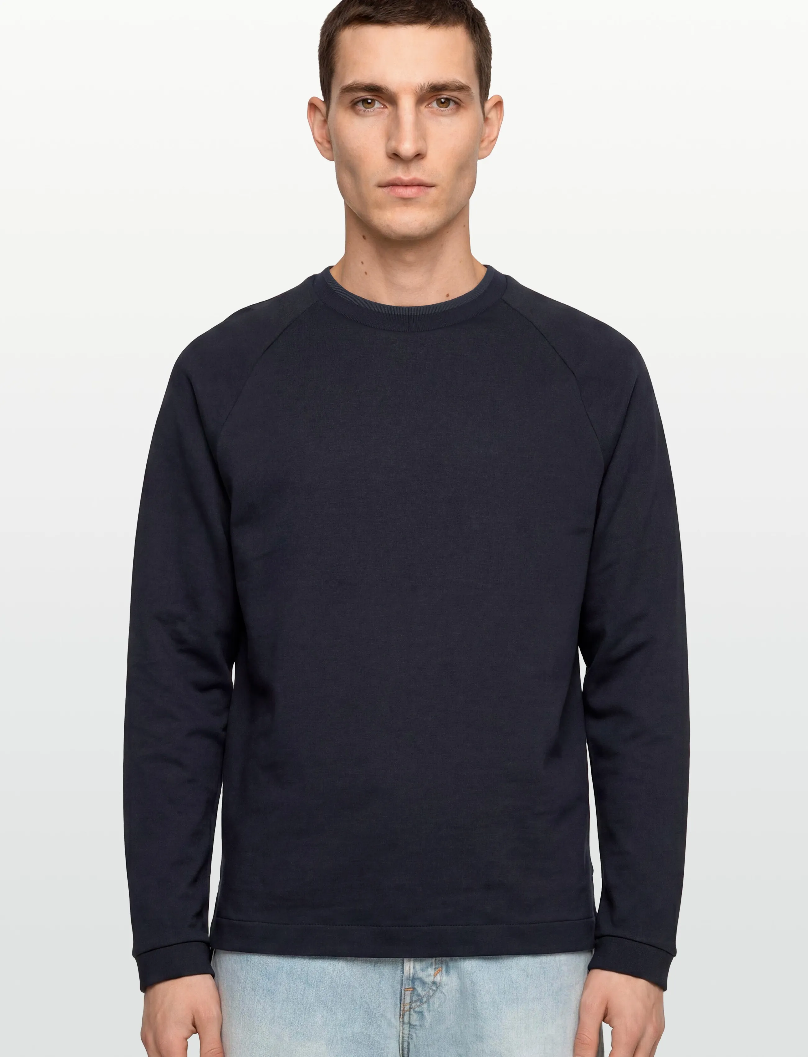 BOSS - P-Townley 45 - long-sleeved t-shirts - dark blue - 3
