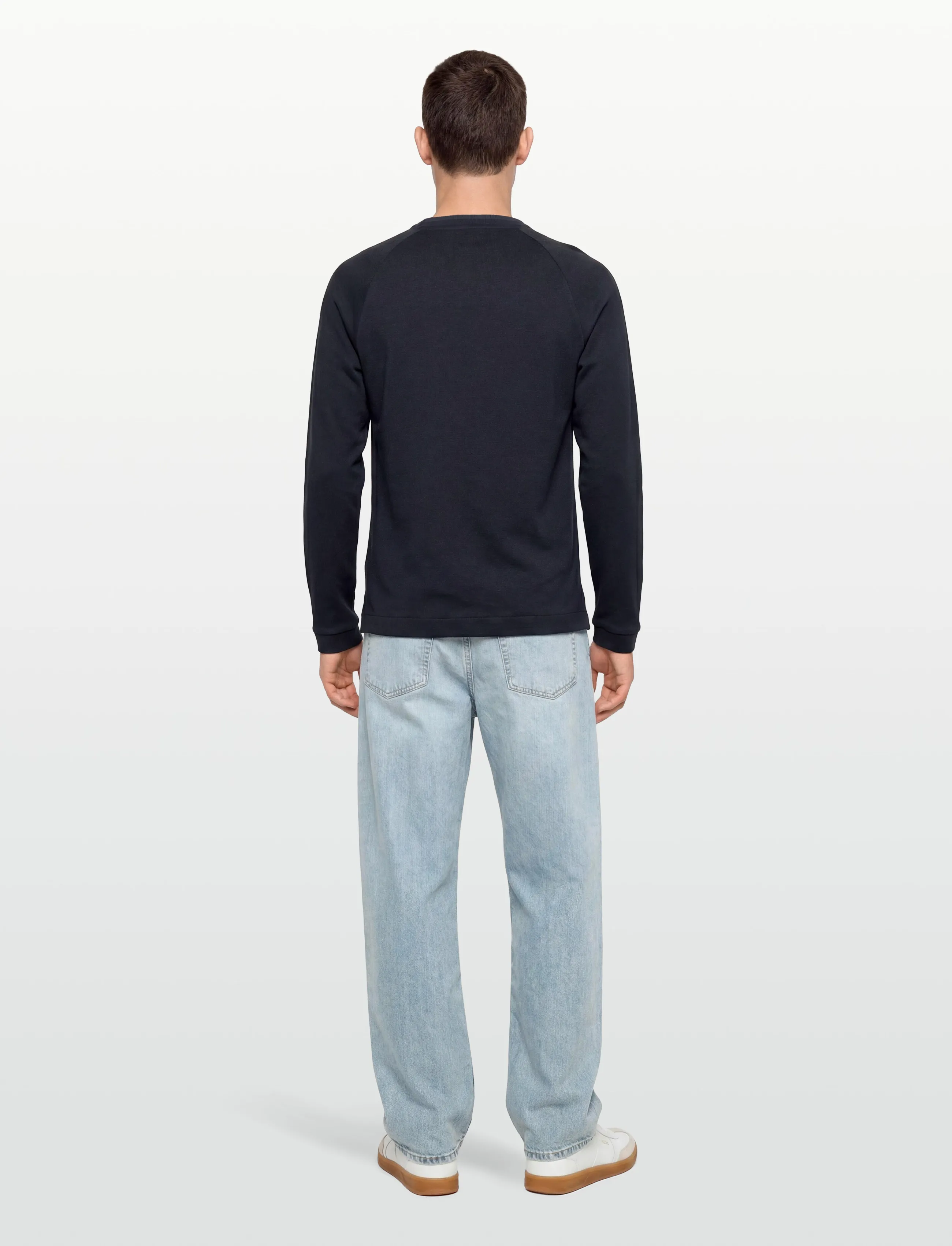 BOSS - P-Townley 45 - pikkade varrukatega t-särgid - dark blue - 4