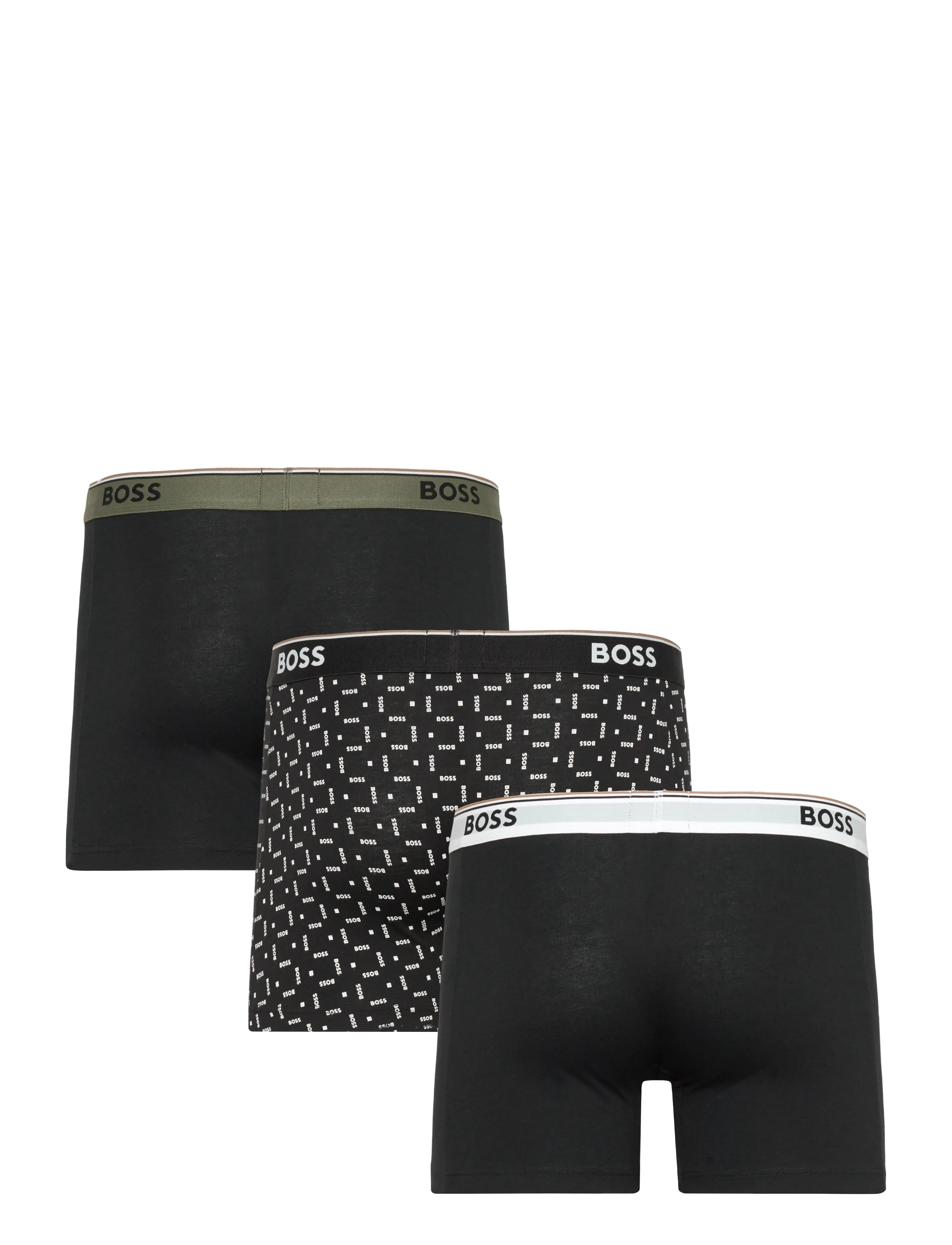BOSS - BoxerBr 3P Power Des - trunks - black - 1