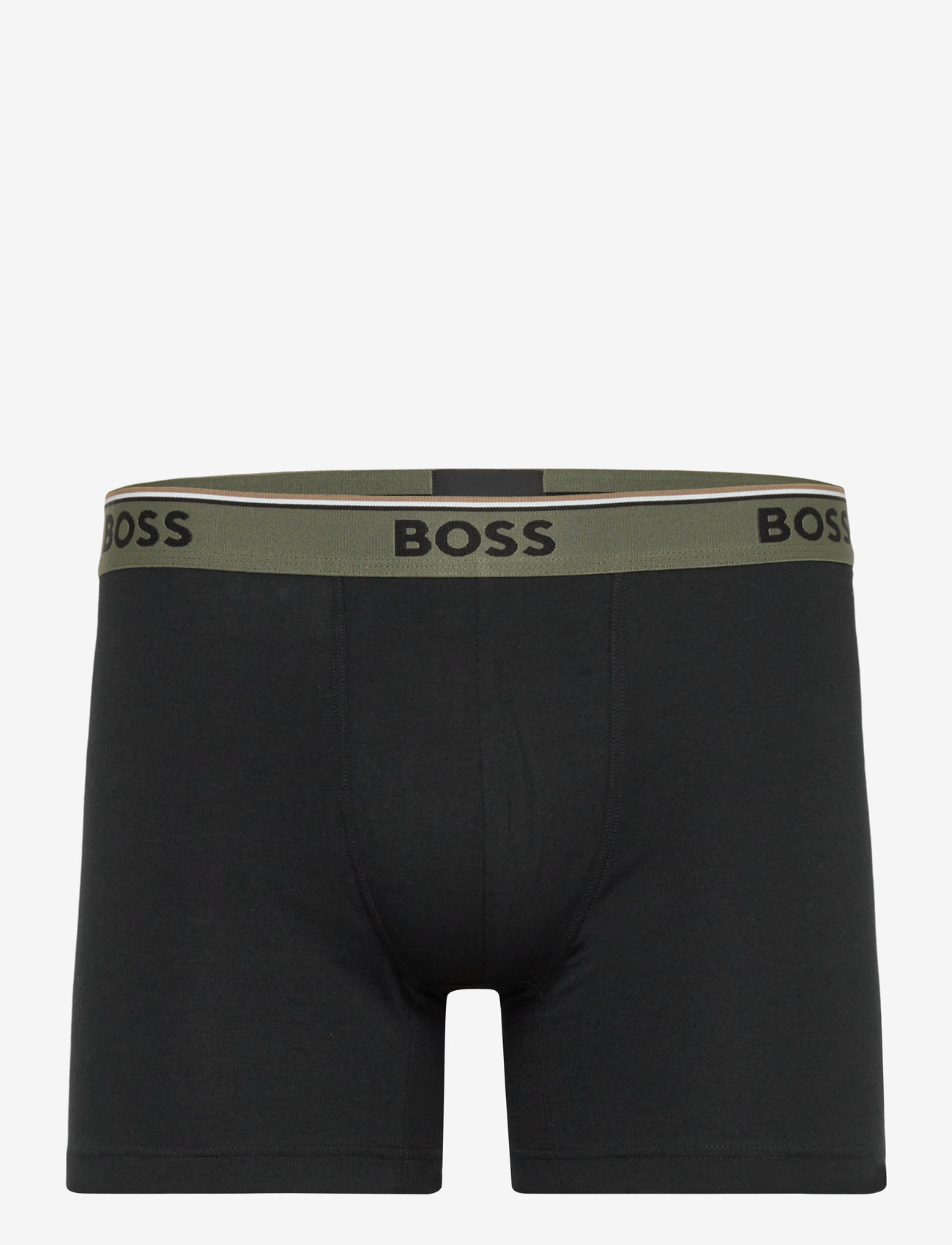BOSS - BoxerBr 3P Power Des - multipack underbukser - black - 4