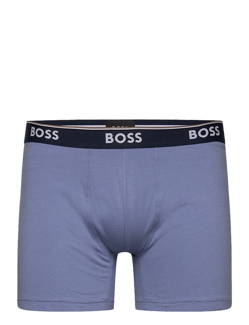 BOSS - BoxerBr 3P Power Des - aluspükste mitmikpakk - open blue - 2