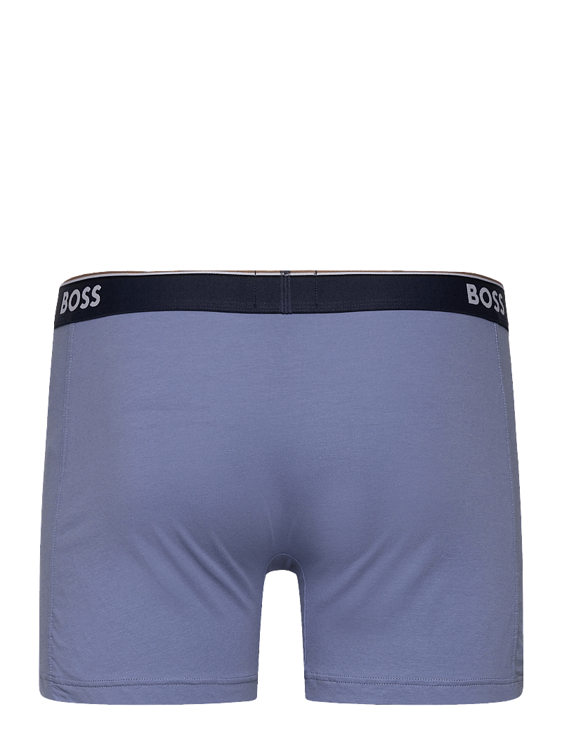 BOSS - BoxerBr 3P Power Des - aluspükste mitmikpakk - open blue - 3