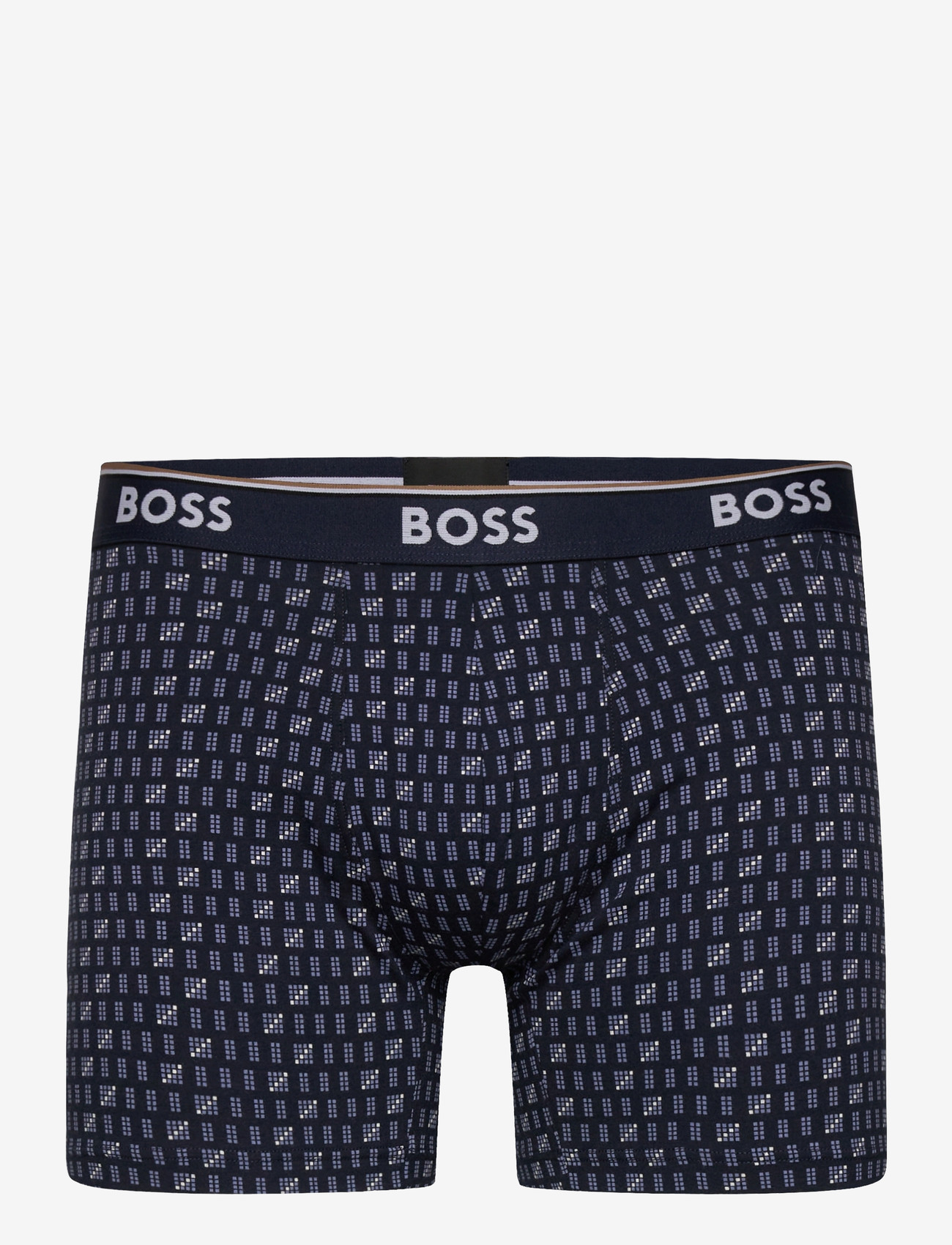BOSS - BoxerBr 3P Power Des - aluspükste mitmikpakk - open blue - 4