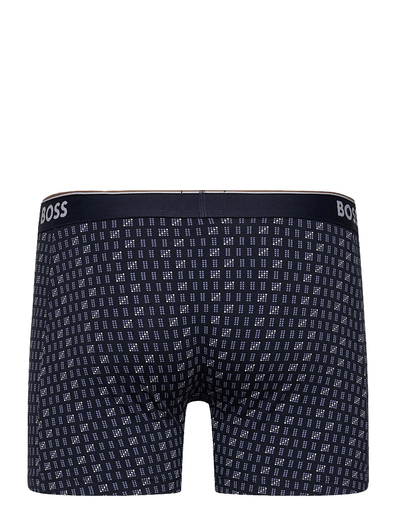 BOSS - BoxerBr 3P Power Des - aluspükste mitmikpakk - open blue - 5