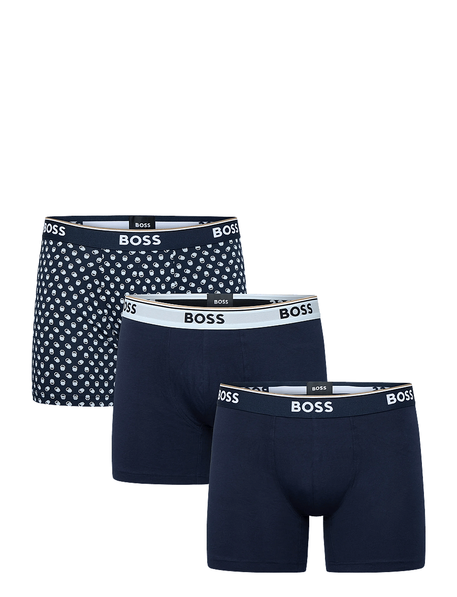 BOSS - BoxerBr 3P Power Des - unterhosen im multipack - open blue - 0
