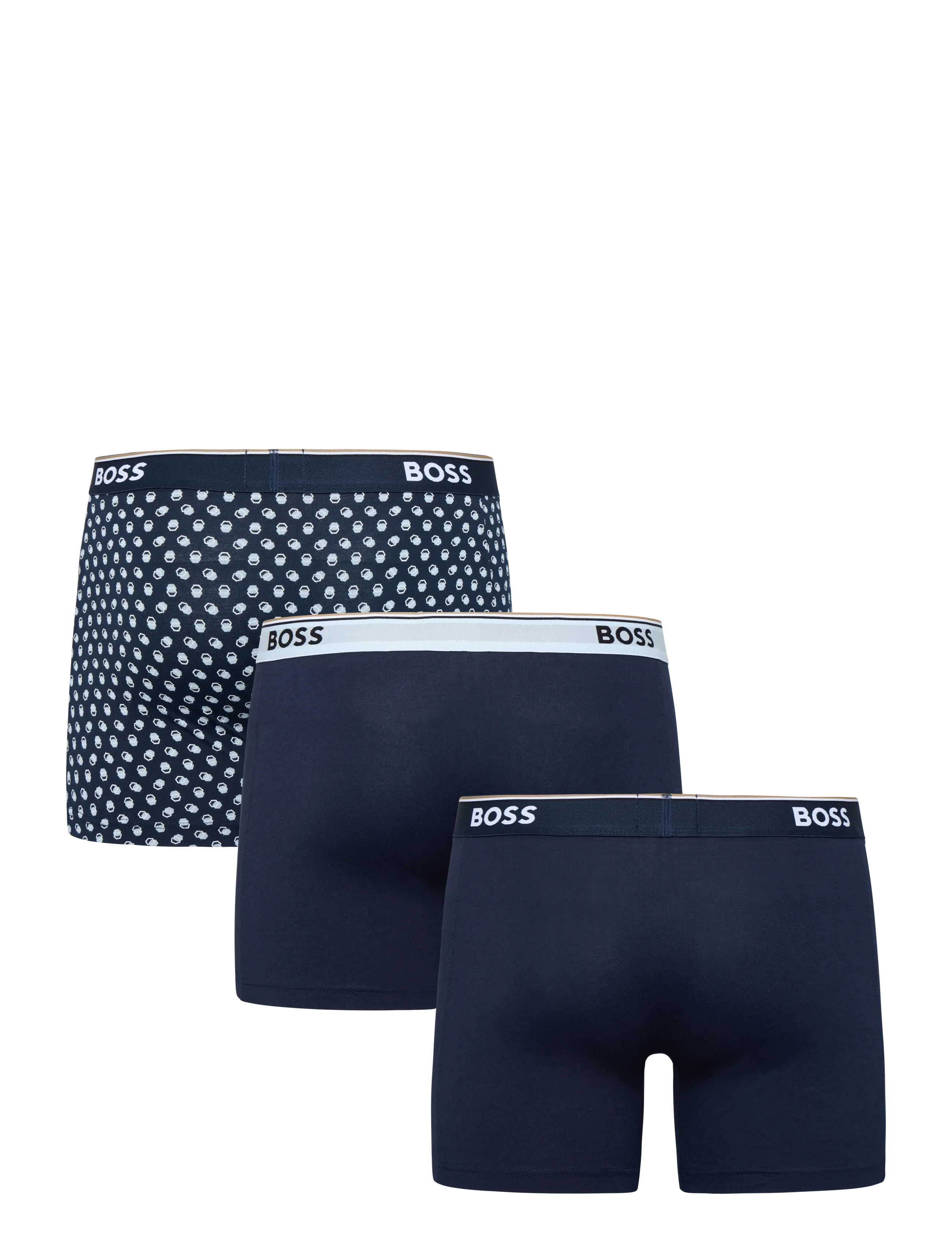 BOSS - BoxerBr 3P Power Des - unterhosen im multipack - open blue - 1