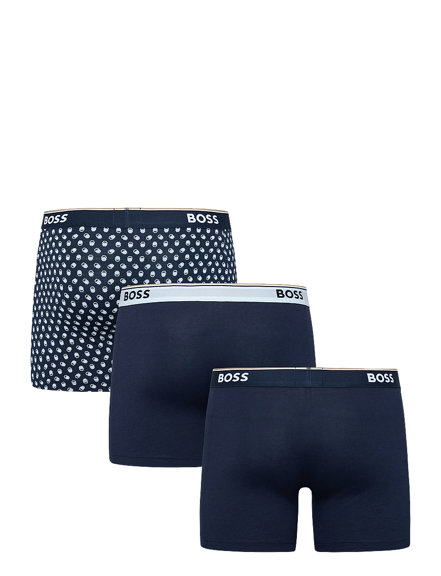 BOSS - BoxerBr 3P Power Des - unterhosen im multipack - open blue - 1
