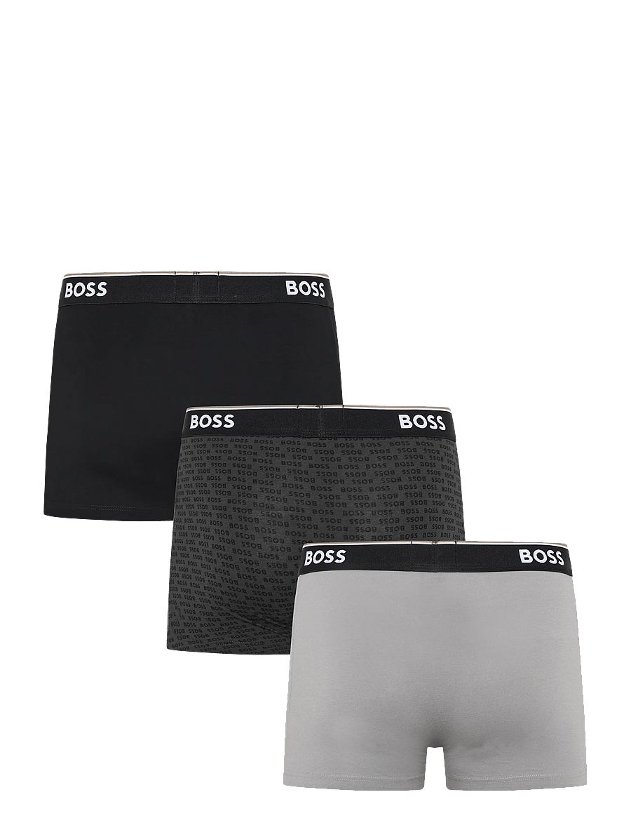 BOSS - Trunk 3P Power Desig - unterhosen im multipack - dark grey - 1