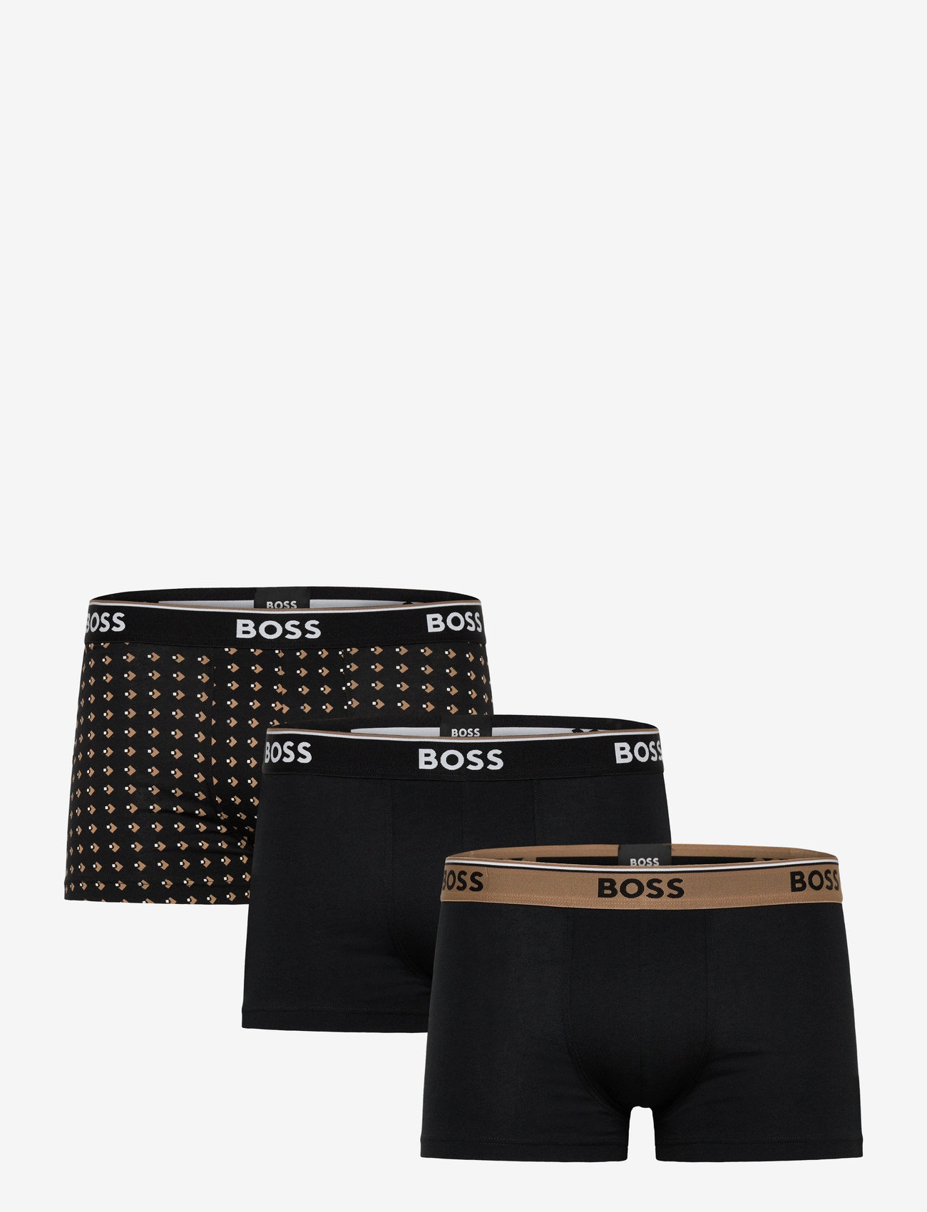 BOSS - Trunk 3P Power Desig - multipack underbukser - medium beige - 0