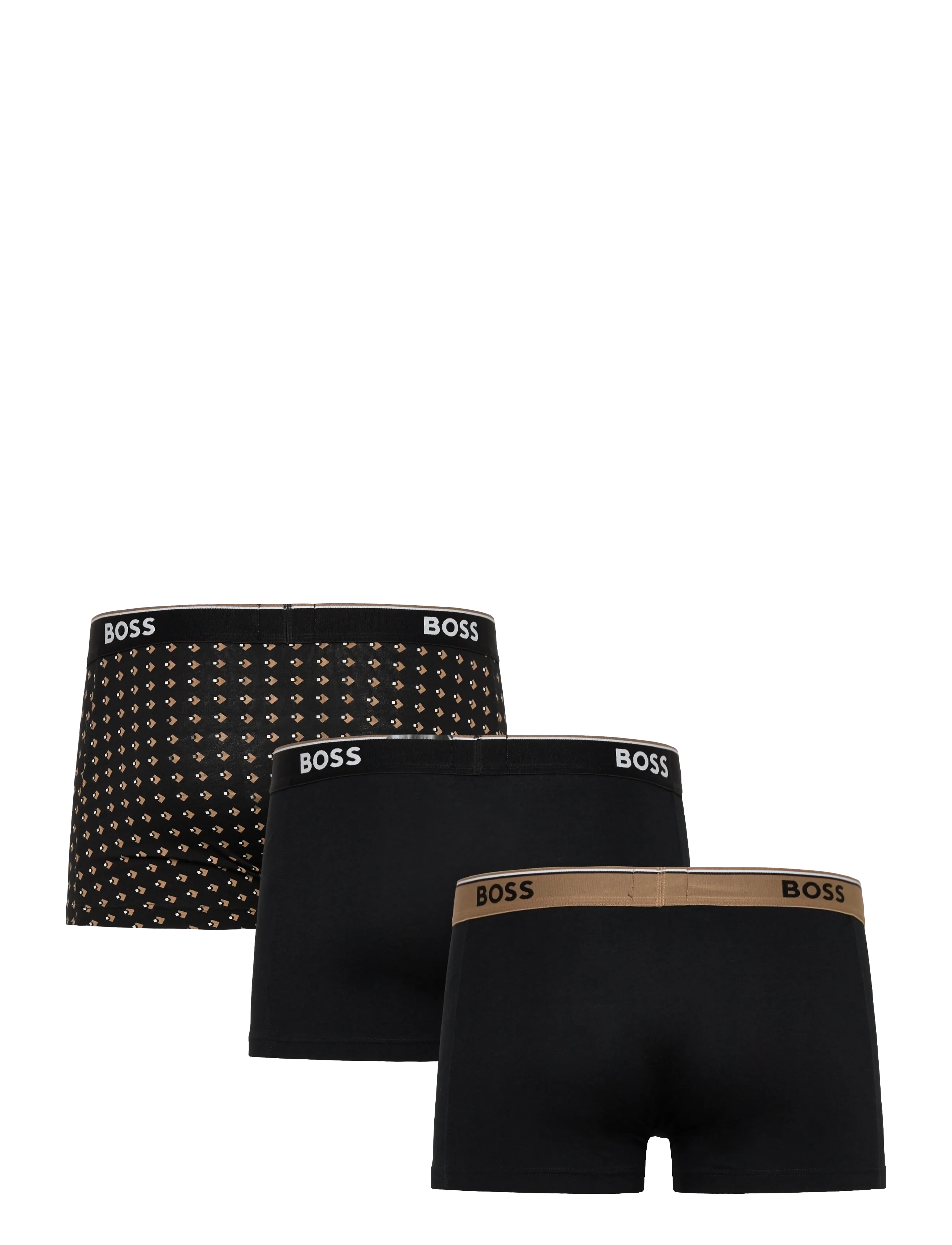 BOSS - Trunk 3P Power Desig - multipack underpants - medium beige - 1