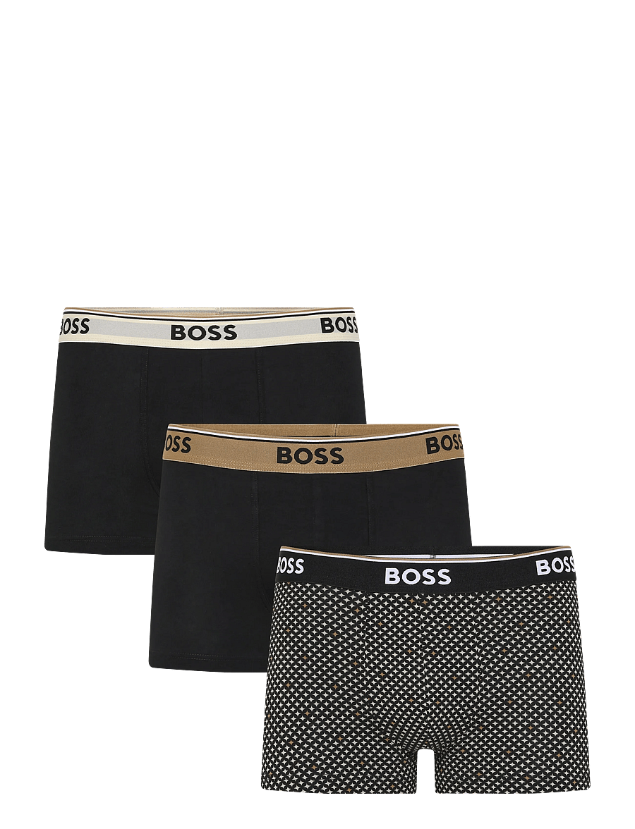 BOSS - Trunk 3P Power Desig - unterhosen im multipack - medium beige - 0