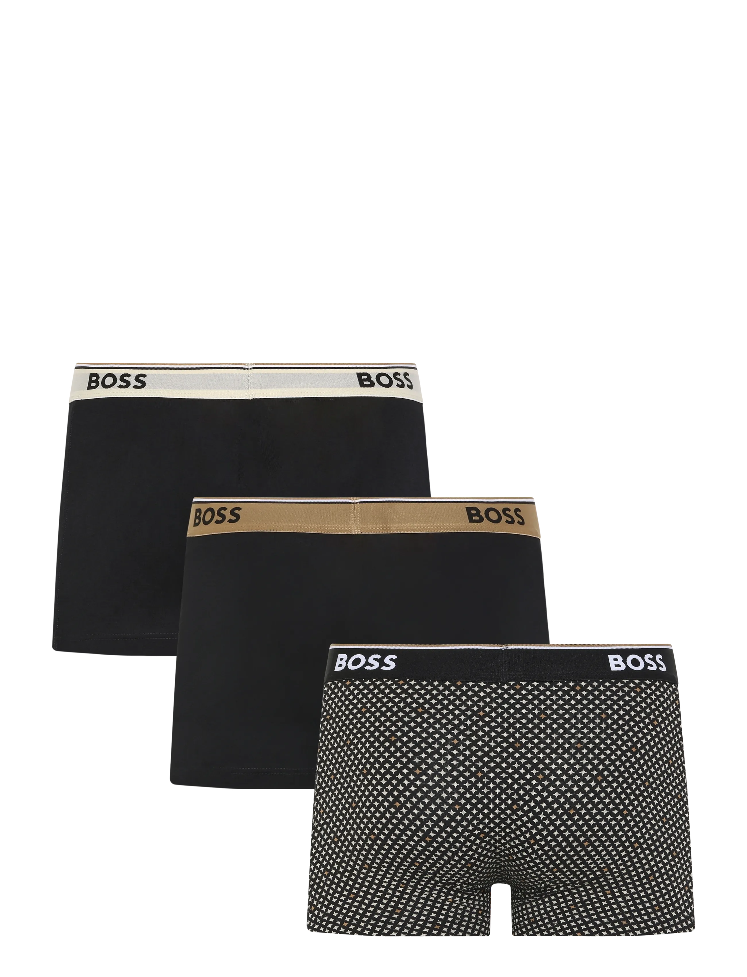 BOSS - Trunk 3P Power Desig - unterhosen im multipack - medium beige - 1