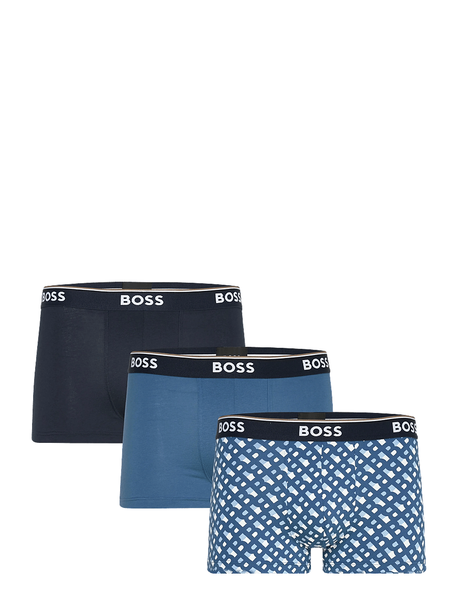 BOSS - Trunk 3P Power Desig - unterhosen im multipack - open blue - 0