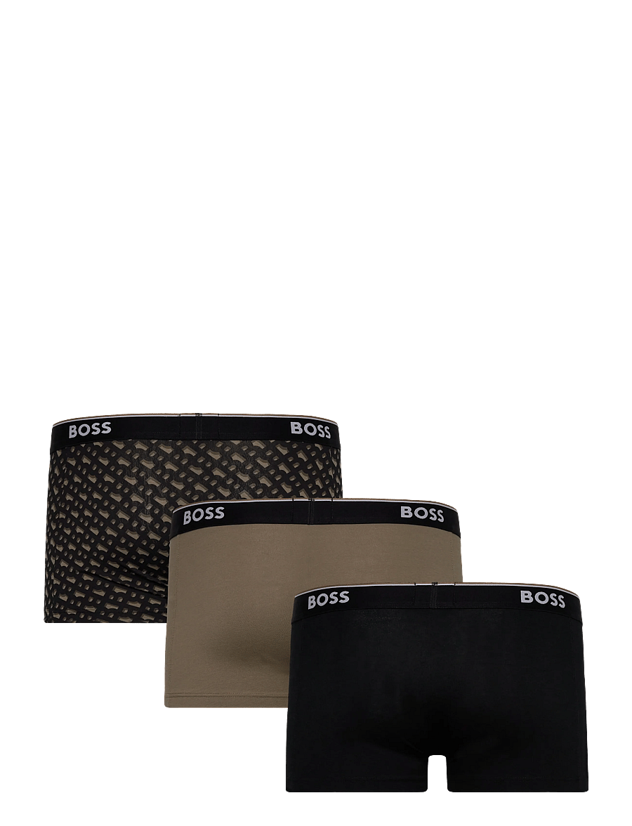 BOSS - Trunk 3P Power Desig - unterhosen im multipack - open brown - 1