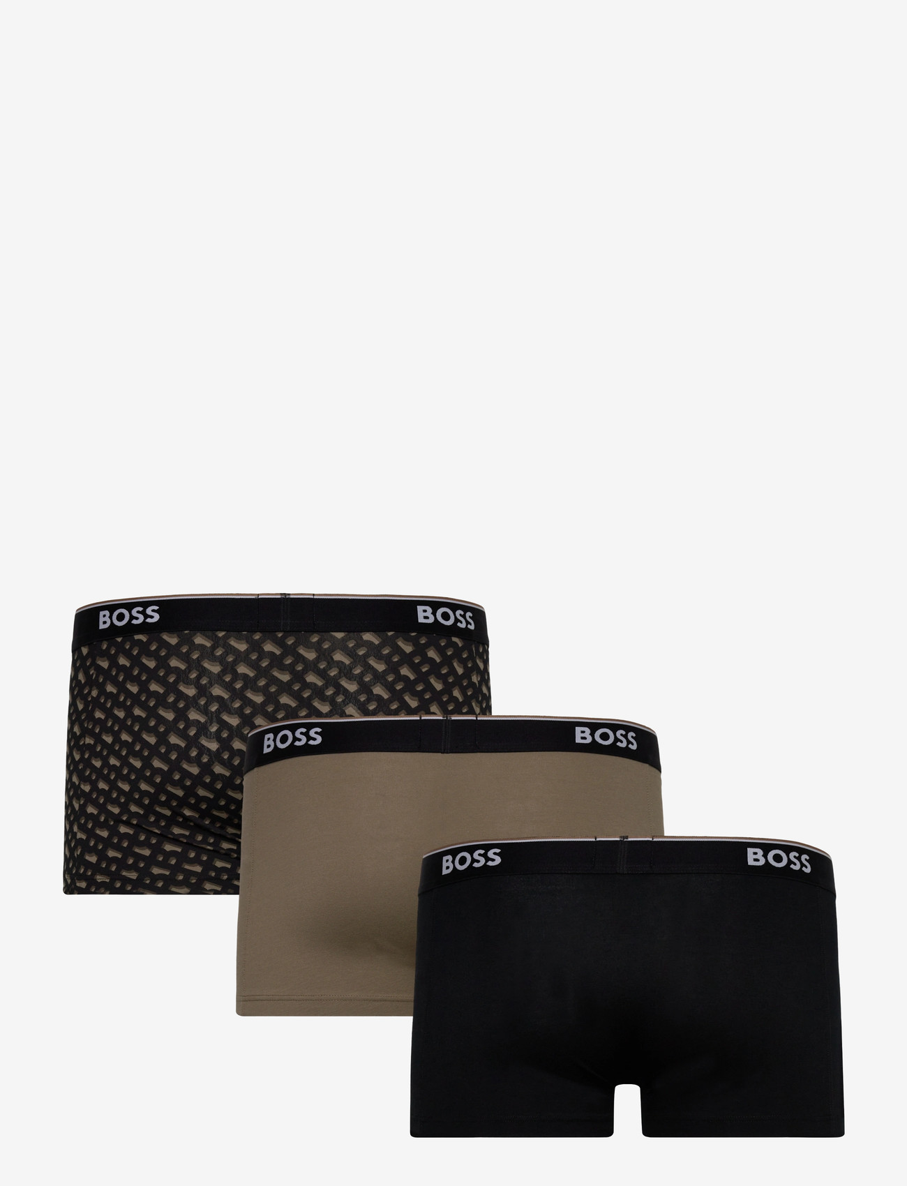 BOSS - Trunk 3P Power Desig - unterhosen im multipack - open brown - 1