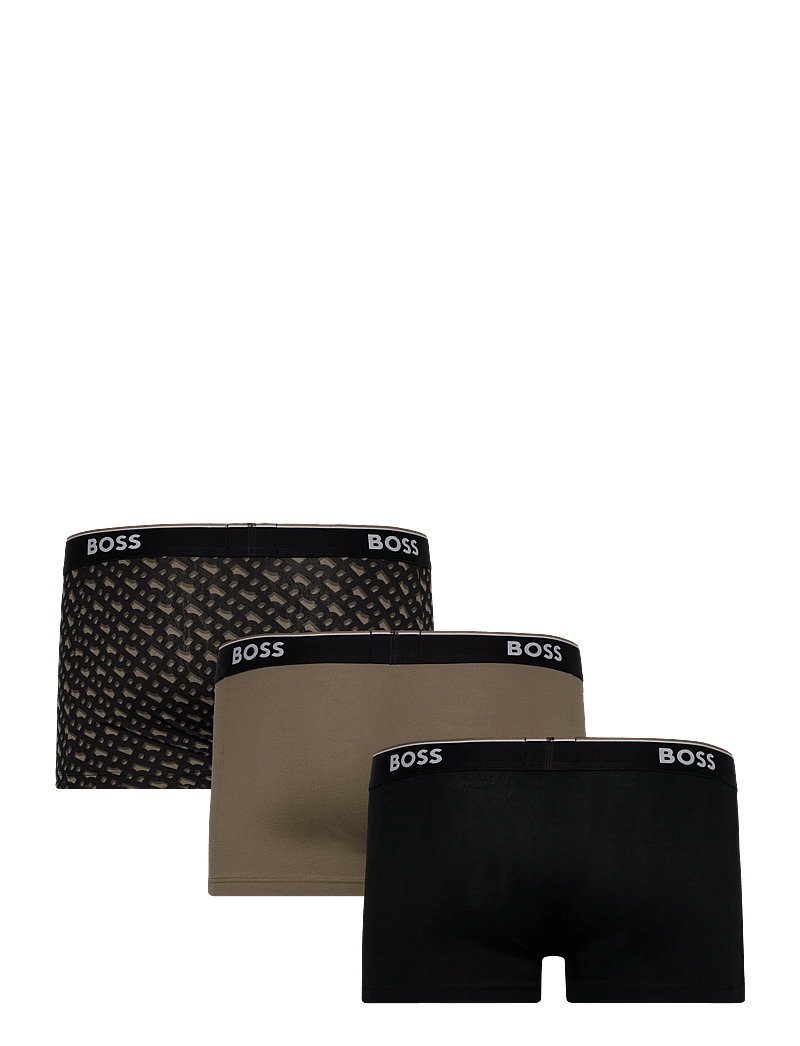 BOSS - Trunk 3P Power Desig - multipack kalsonger - open brown - 1