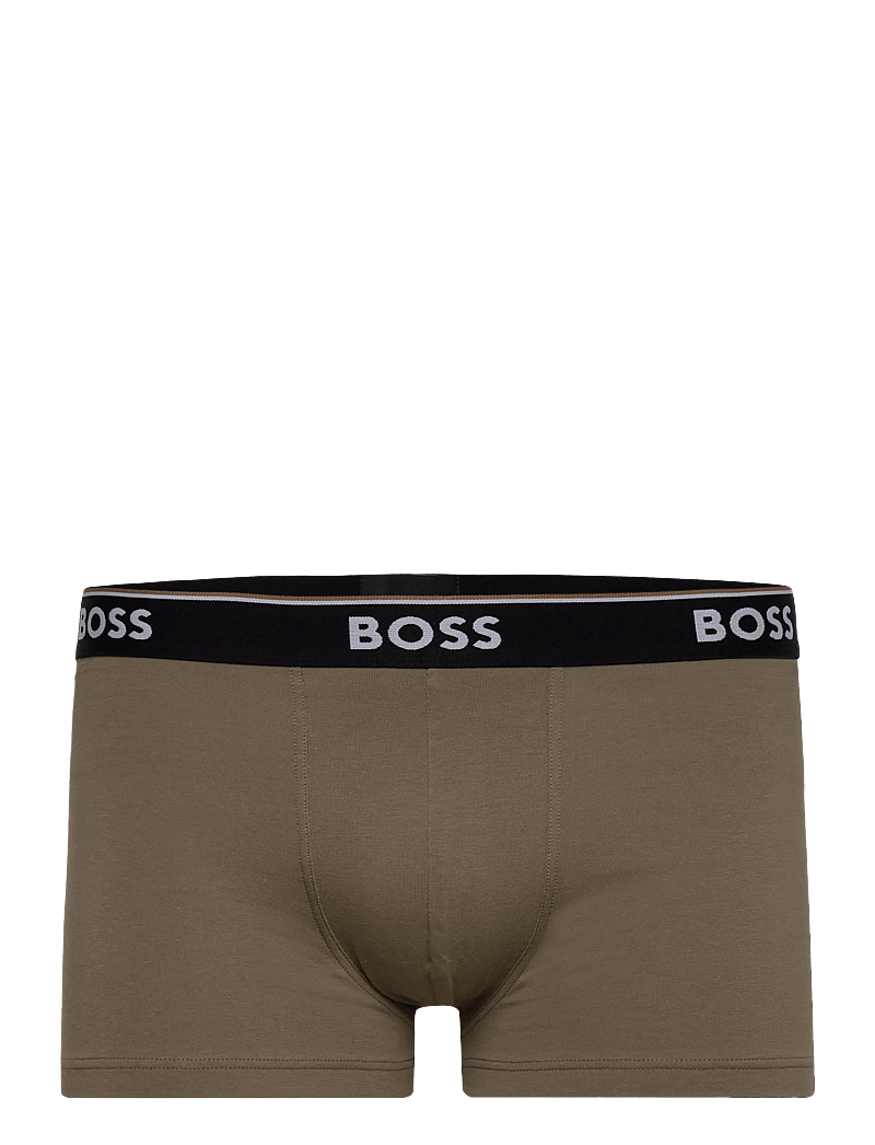 BOSS - Trunk 3P Power Desig - multipack kalsonger - open brown - 2