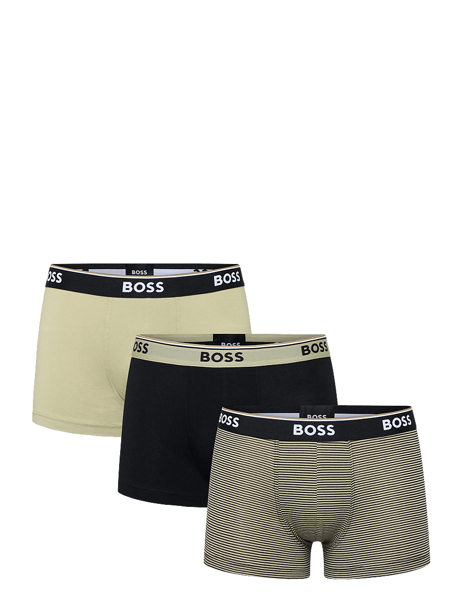 BOSS - Trunk 3P Power Desig - unterhosen im multipack - open green - 0