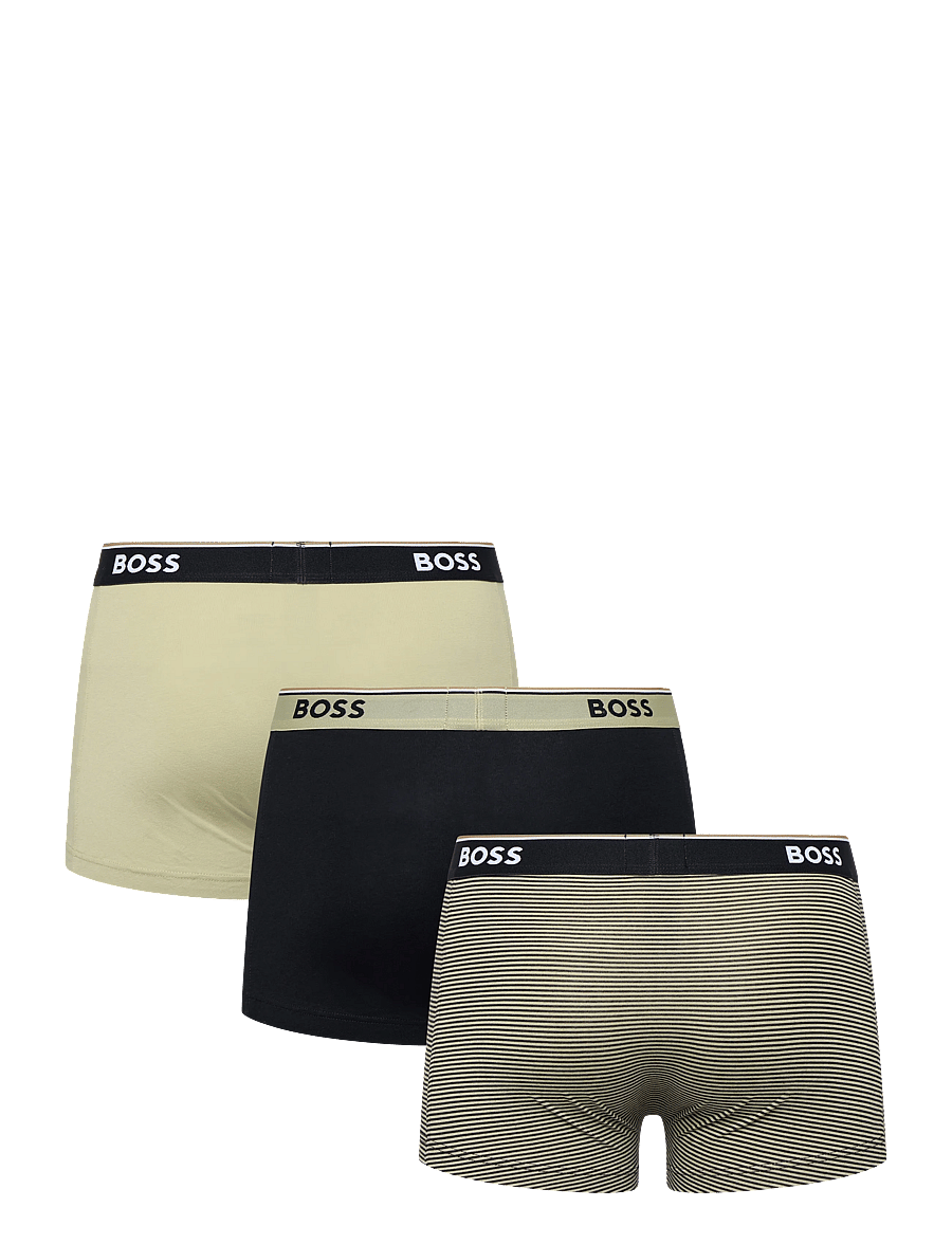 BOSS - Trunk 3P Power Desig - unterhosen im multipack - open green - 1