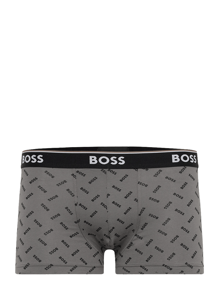 BOSS - Trunk 3P Power Desig - unterhosen im multipack - open grey - 2
