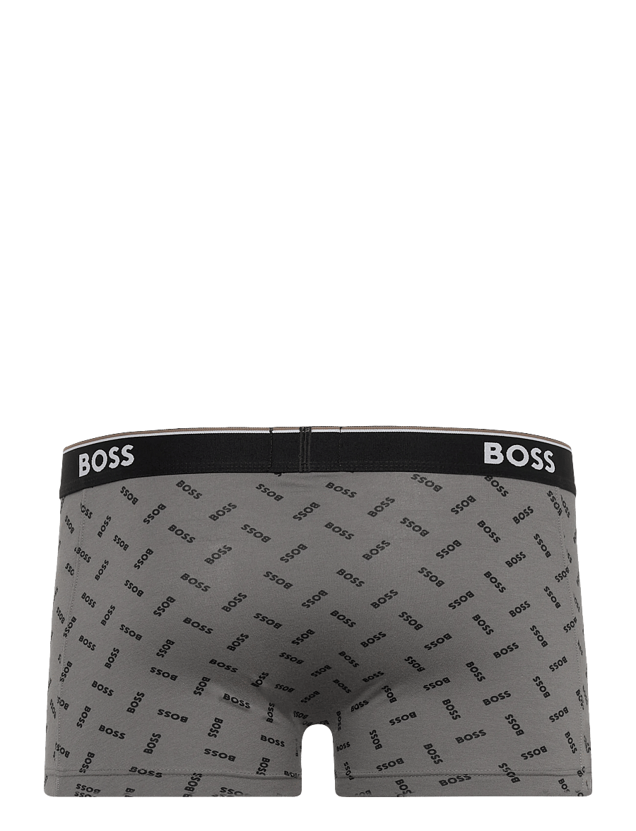 BOSS - Trunk 3P Power Desig - unterhosen im multipack - open grey - 3