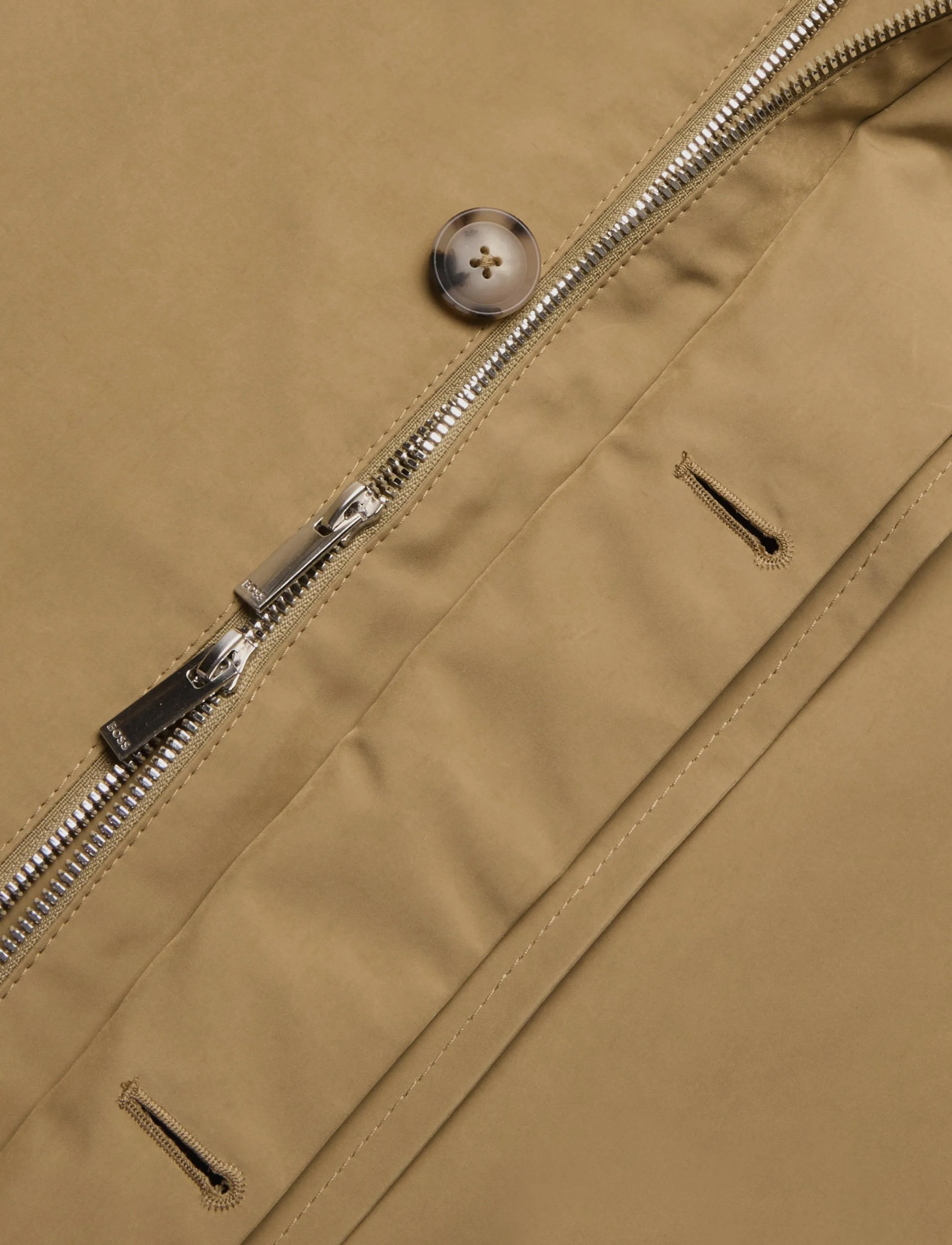BOSS - C-Clark-261F - tunna kappor - dark beige - 3