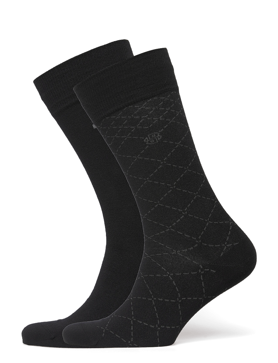 BOSS - 2P RS Mini Argyle CC - tennissocken - black - 0