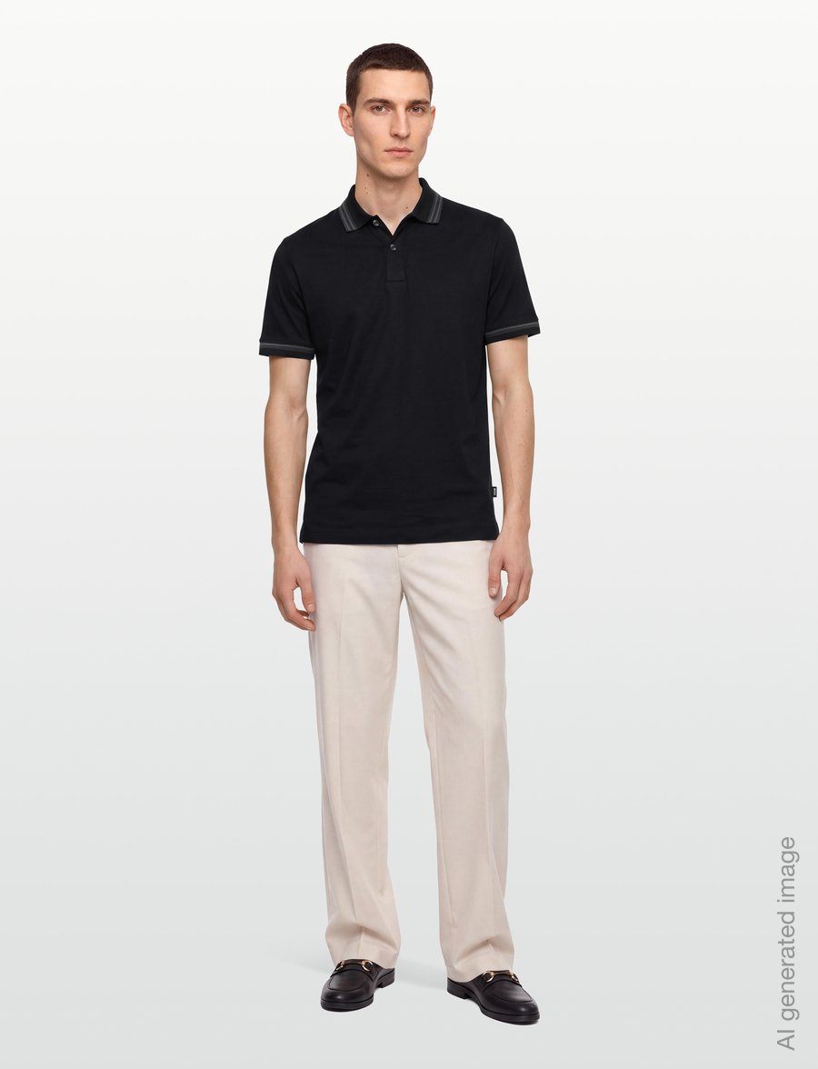 BOSS - H-Phillipson 202 - short-sleeved polos - black - 0