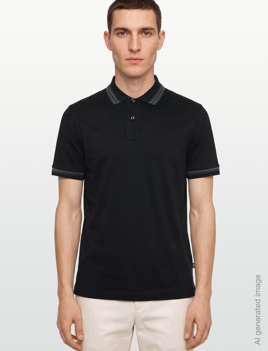 BOSS - H-Phillipson 202 - short-sleeved polos - black - 3