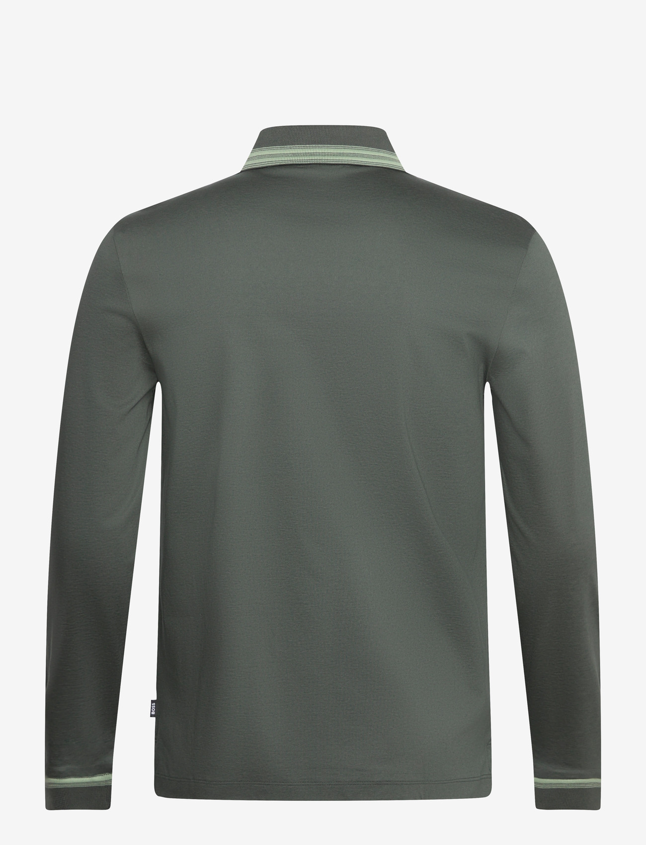 BOSS - H-Pleins 202 - stickade pikéer - open green - 1