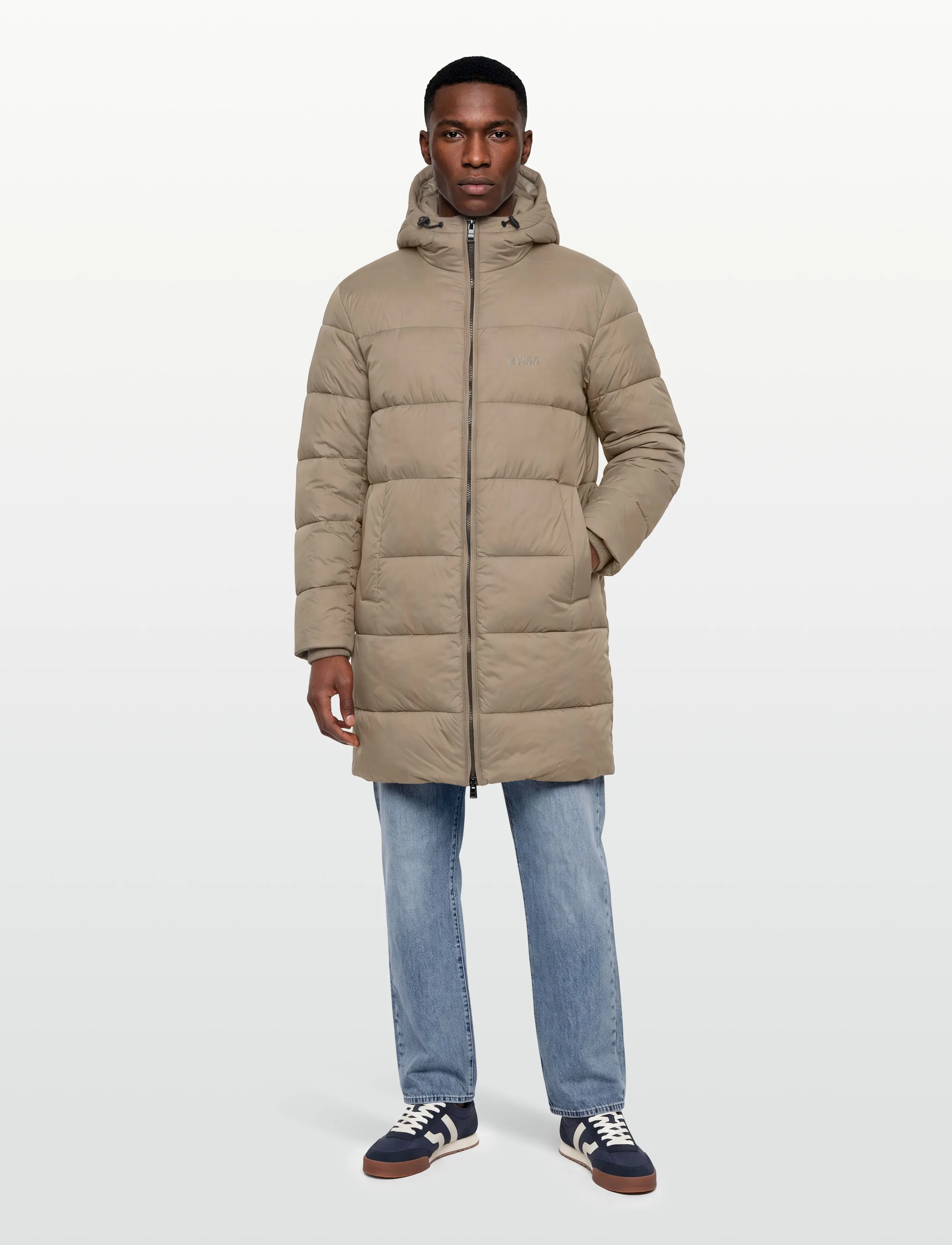 BOSS Ciker, 54, Beige, Jakker > Vatterede Jakker, Herre