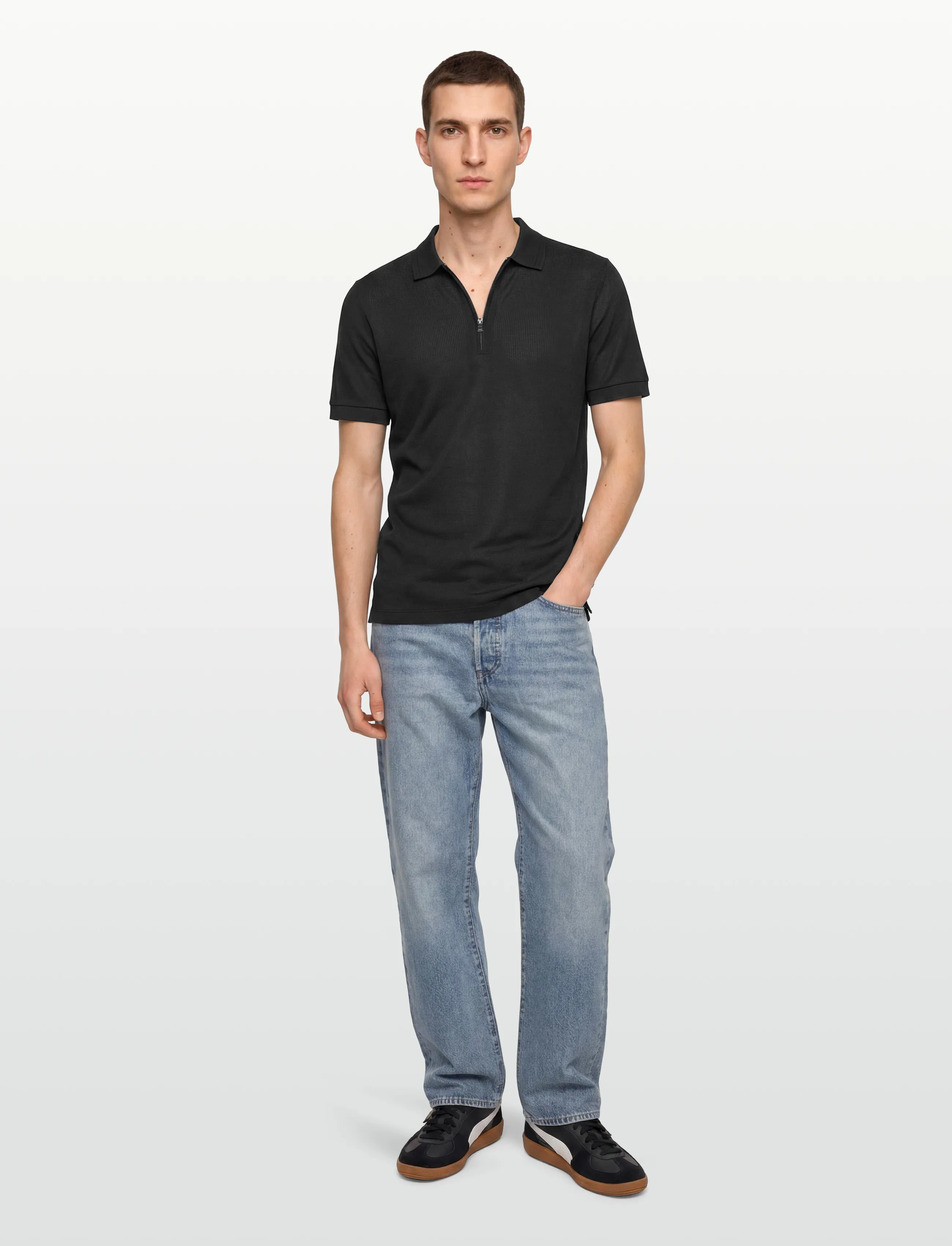 BOSS H-Paras 70, XL, Polos, Schwarz - Short-sleeved, Männerswear