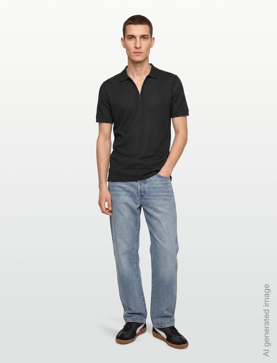 BOSS - H-Paras 70 - knitted polos - black - 0