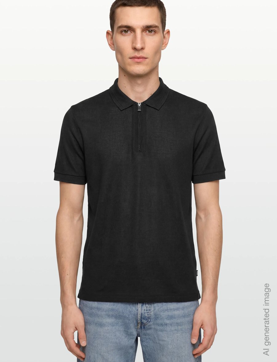 BOSS - H-Paras 70 - knitted polos - black - 3