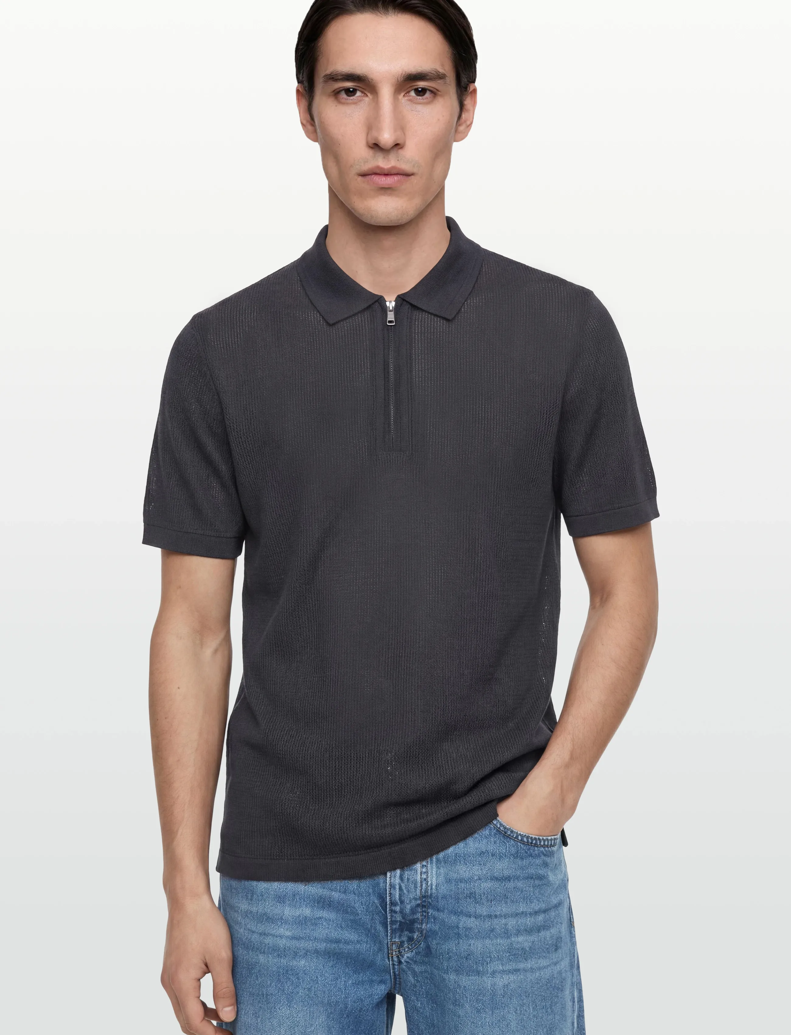 BOSS - H-Paras 70 - gestrickte polohemden - dark blue - 3