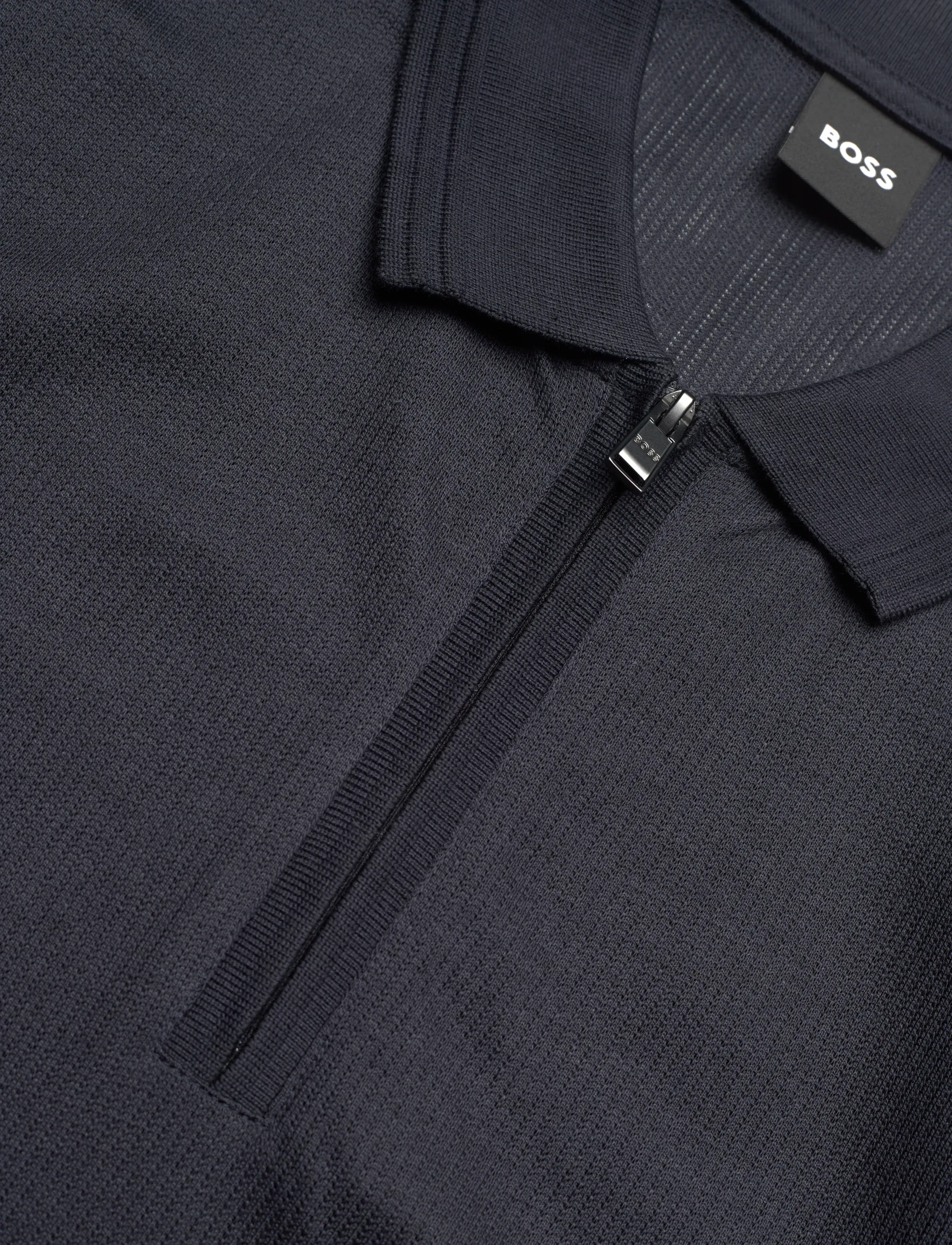 BOSS - H-Paras 70 - gestrickte polohemden - dark blue - 5