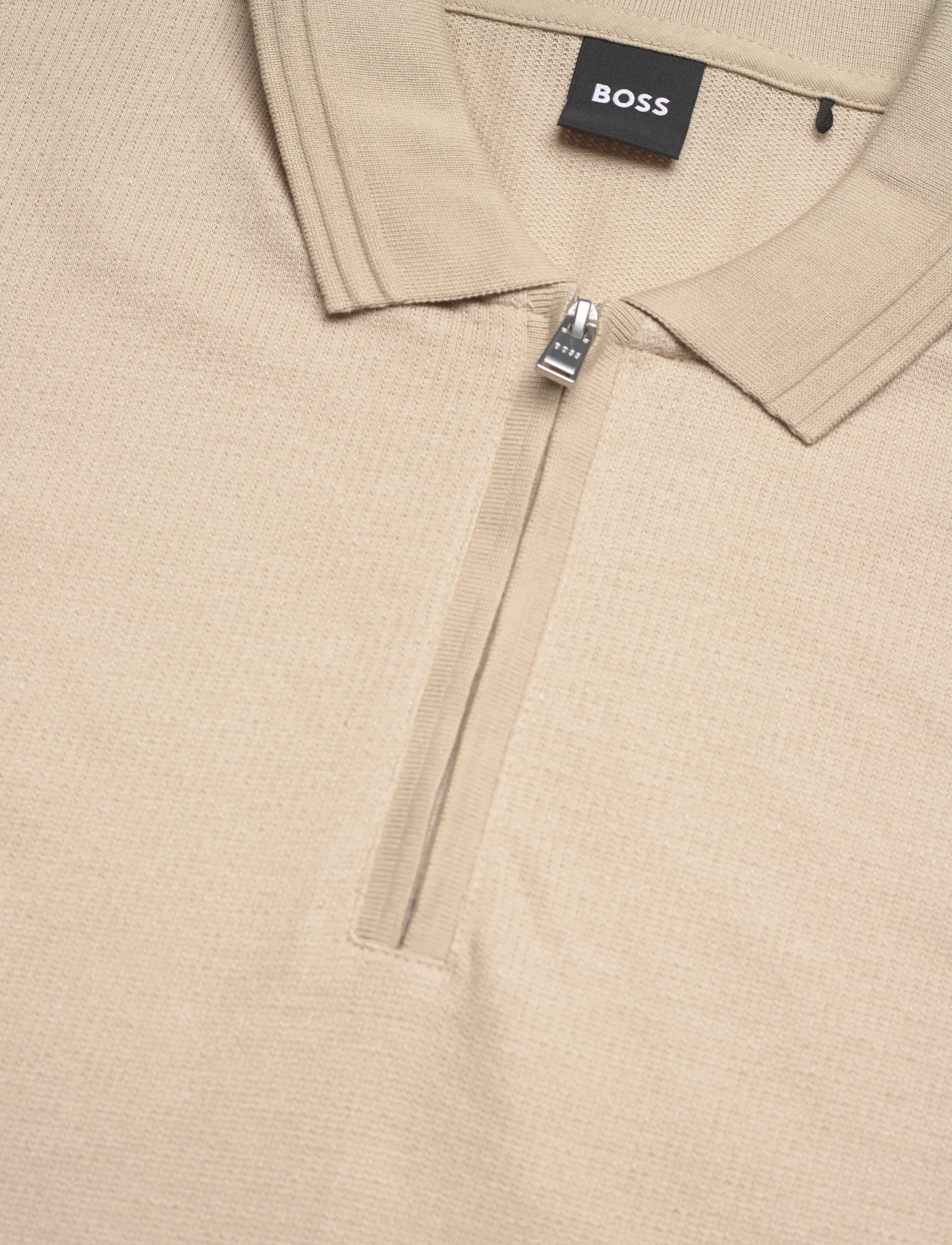 BOSS - H-Paras 70 - gestrickte polohemden - open beige - 2